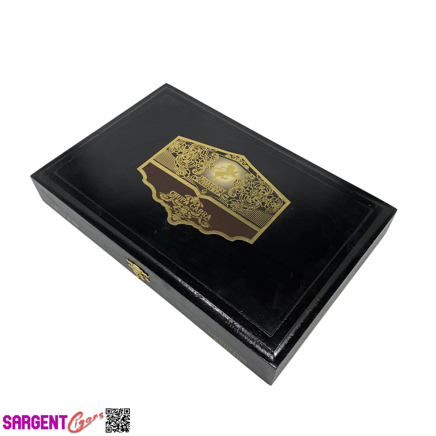 Esteban Carreras Chupa Cabra Gorditos Empty Wooden Cigar Box 10.5x7x1.5