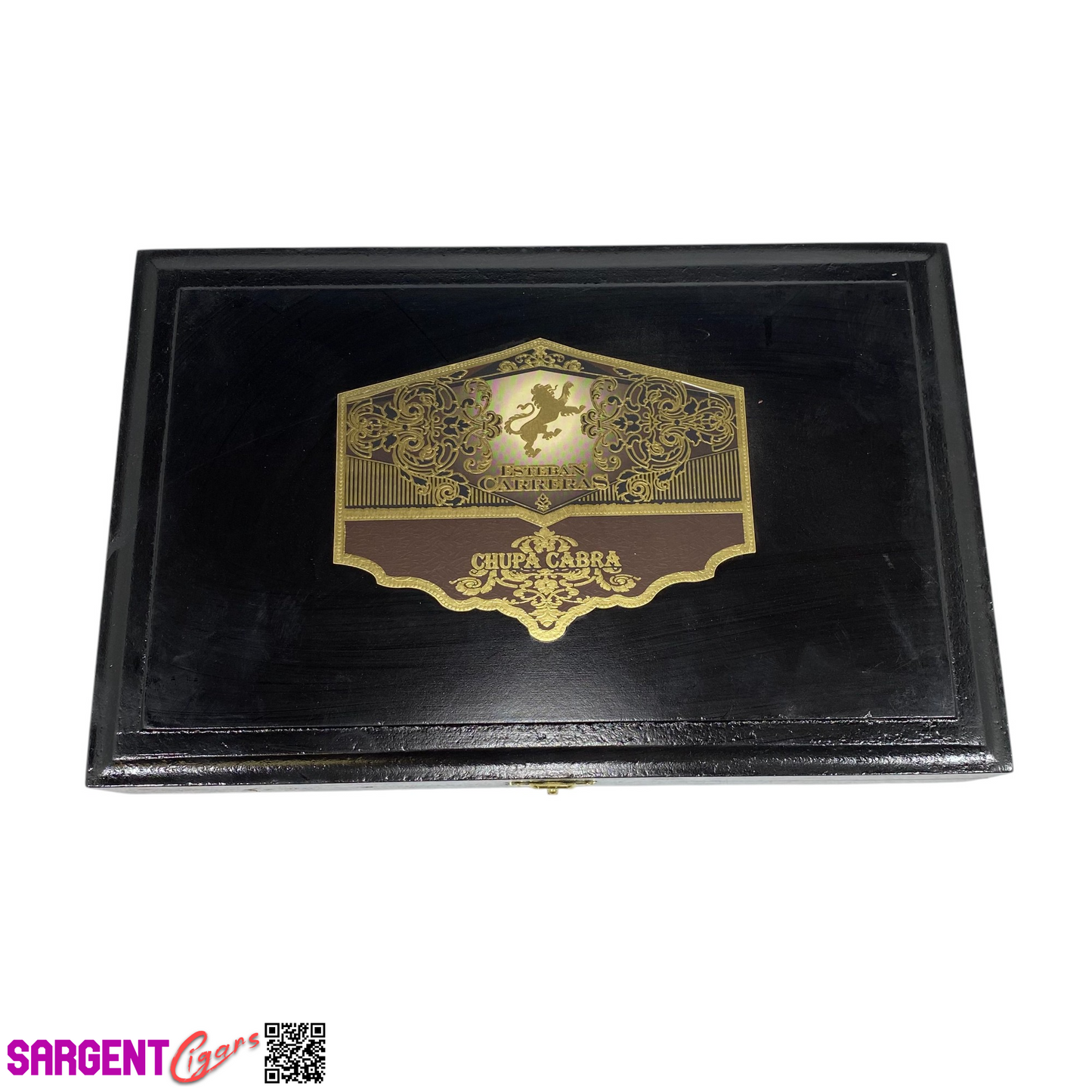 Esteban Carreras Chupa Cabra Gorditos Empty Wooden Cigar Box 10.5x7x1.5