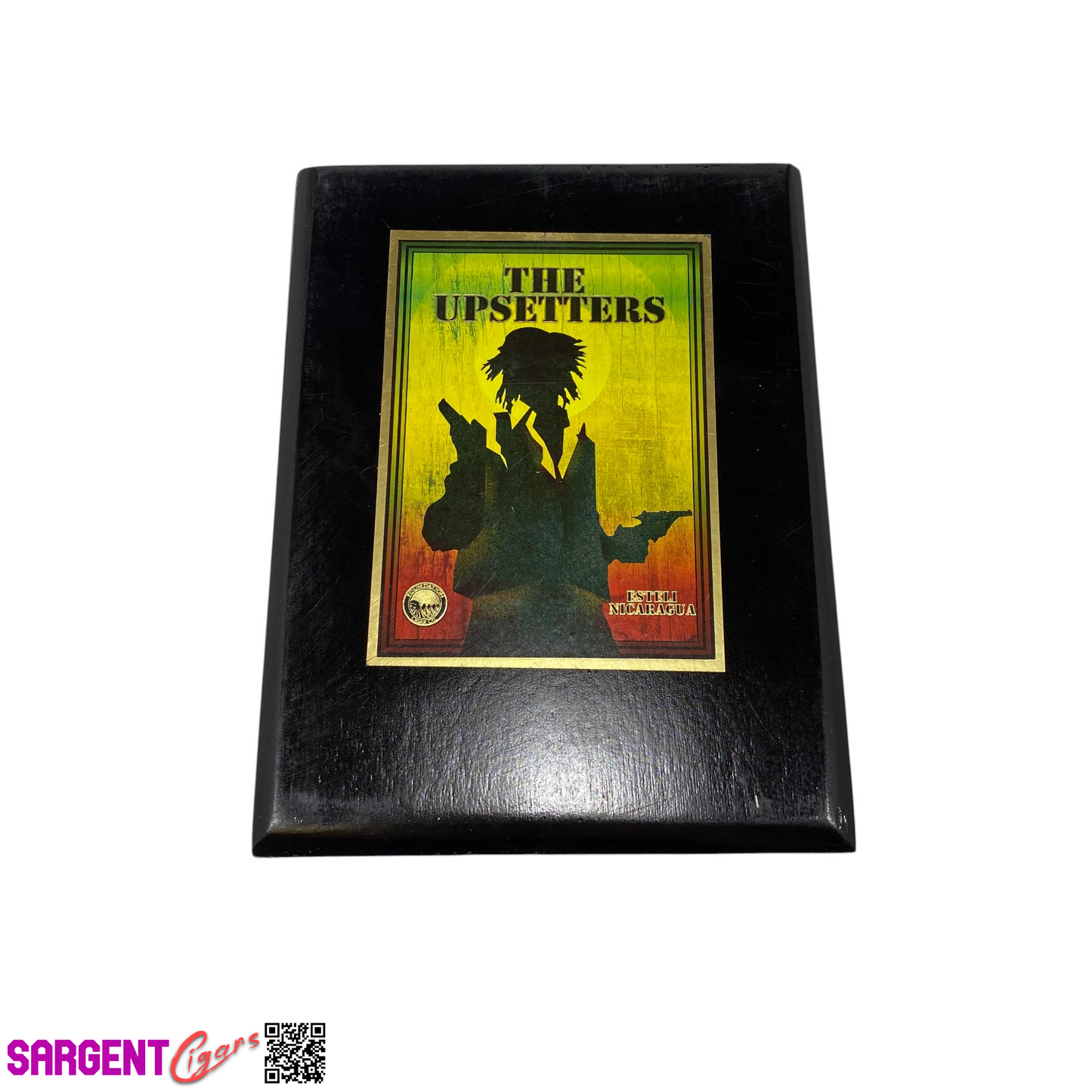 The Upsetters Rude Boy Empty Wooden Cigar Box 5.5x7.25x4.25