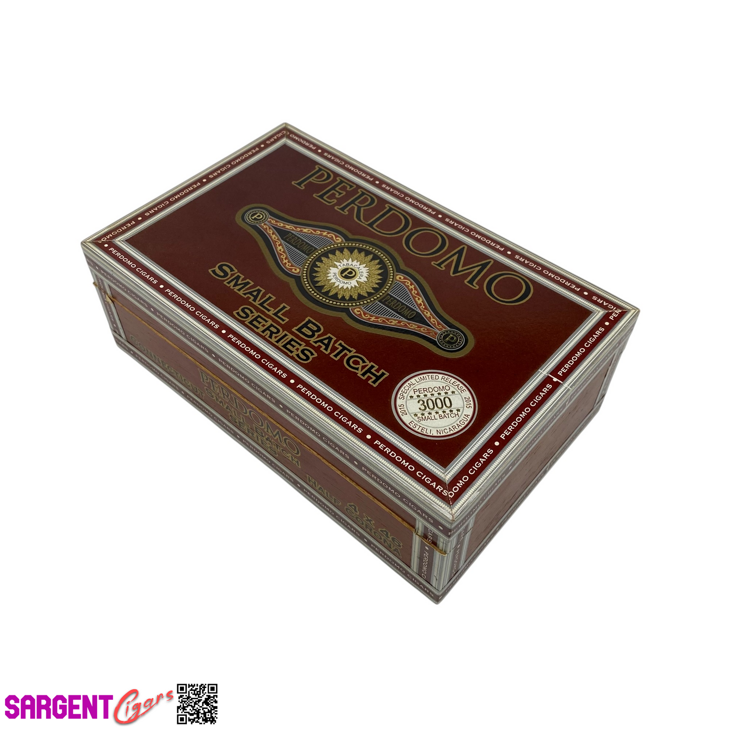 Perdomo Small Batch Conn Robusto Empty Wooden Cigar Box 8x5x2.75