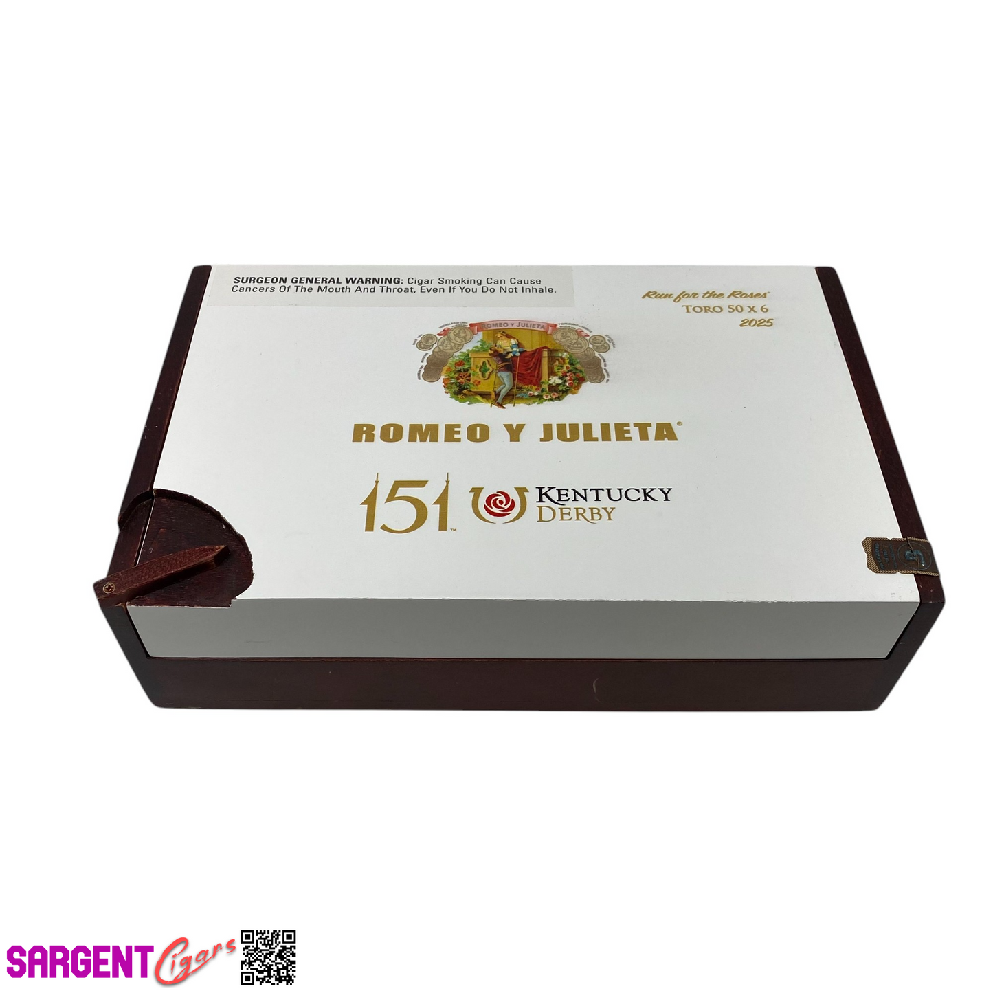 Romeo Y Julieta Kentucky Derby Toro Empty Wooden Cigar Box 11x7x3.25