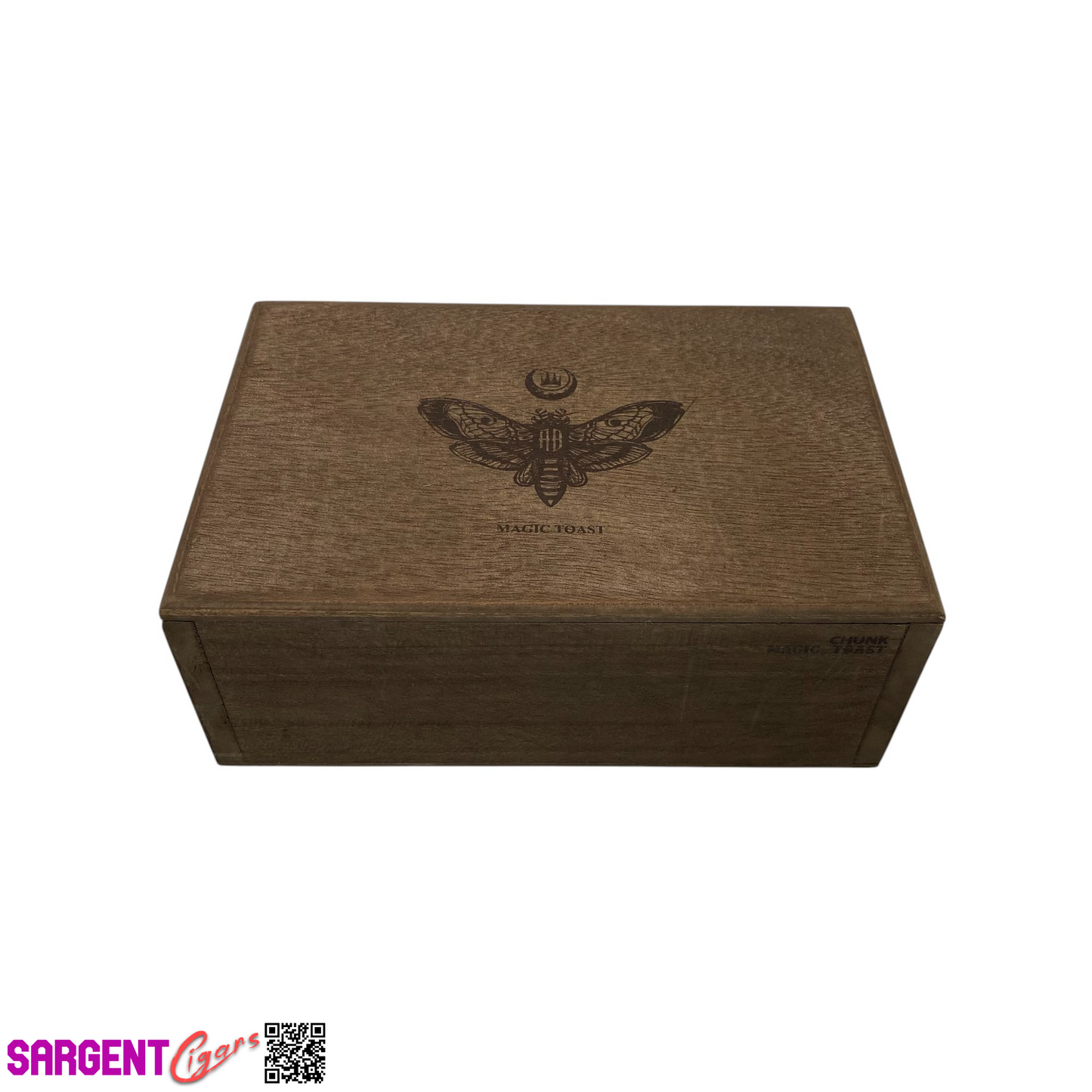 Alec Bradley Magic Toast Chunk Empty Wooden Cigar Box 8.25x5.5x3.25