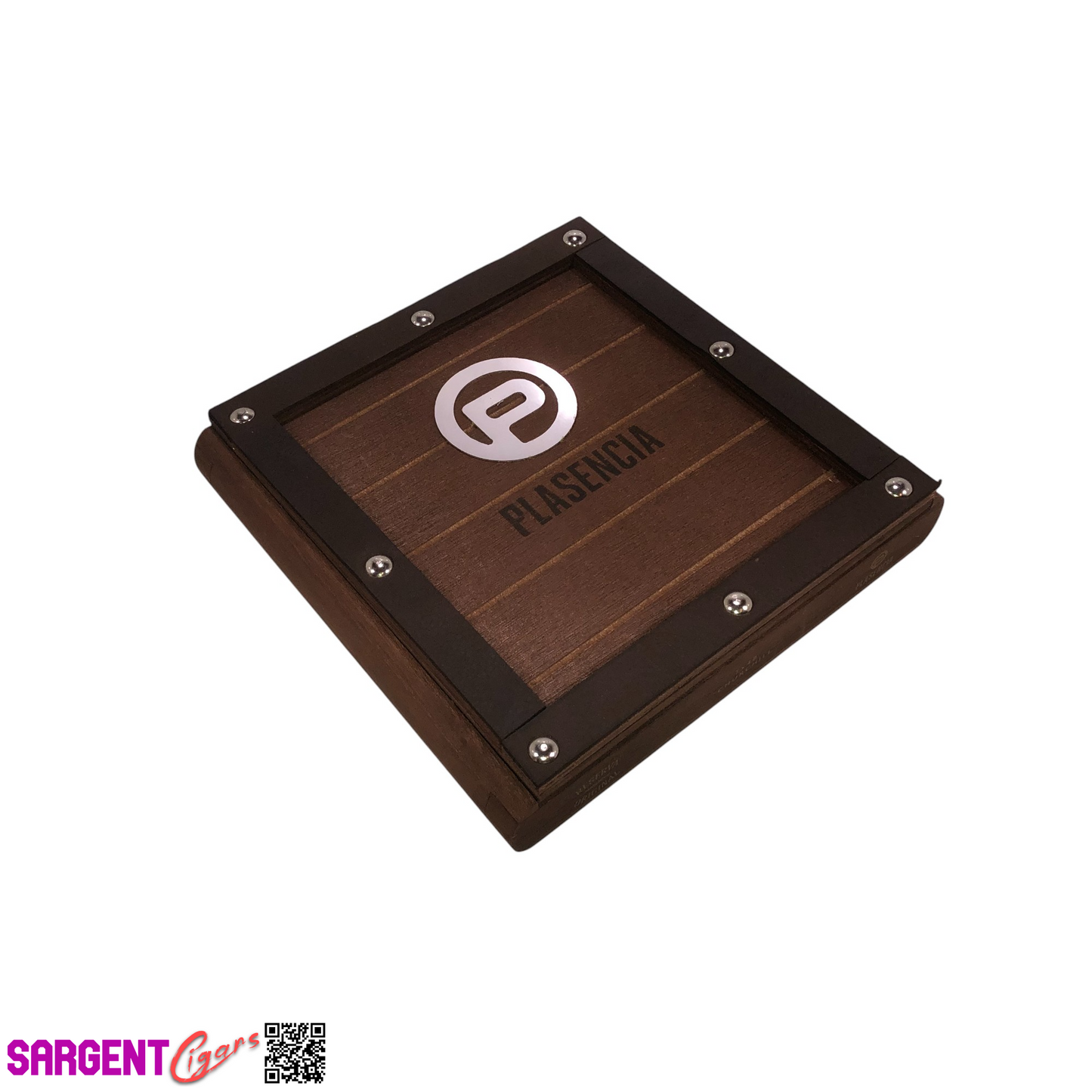 Plasencia Reserva Churchill Empty Wooden Cigar Box 8.5x8.25x1.5