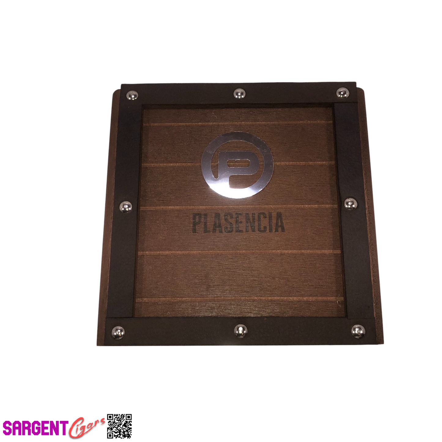 Plasencia Reserva Churchill Empty Wooden Cigar Box 8.5x8.25x1.5