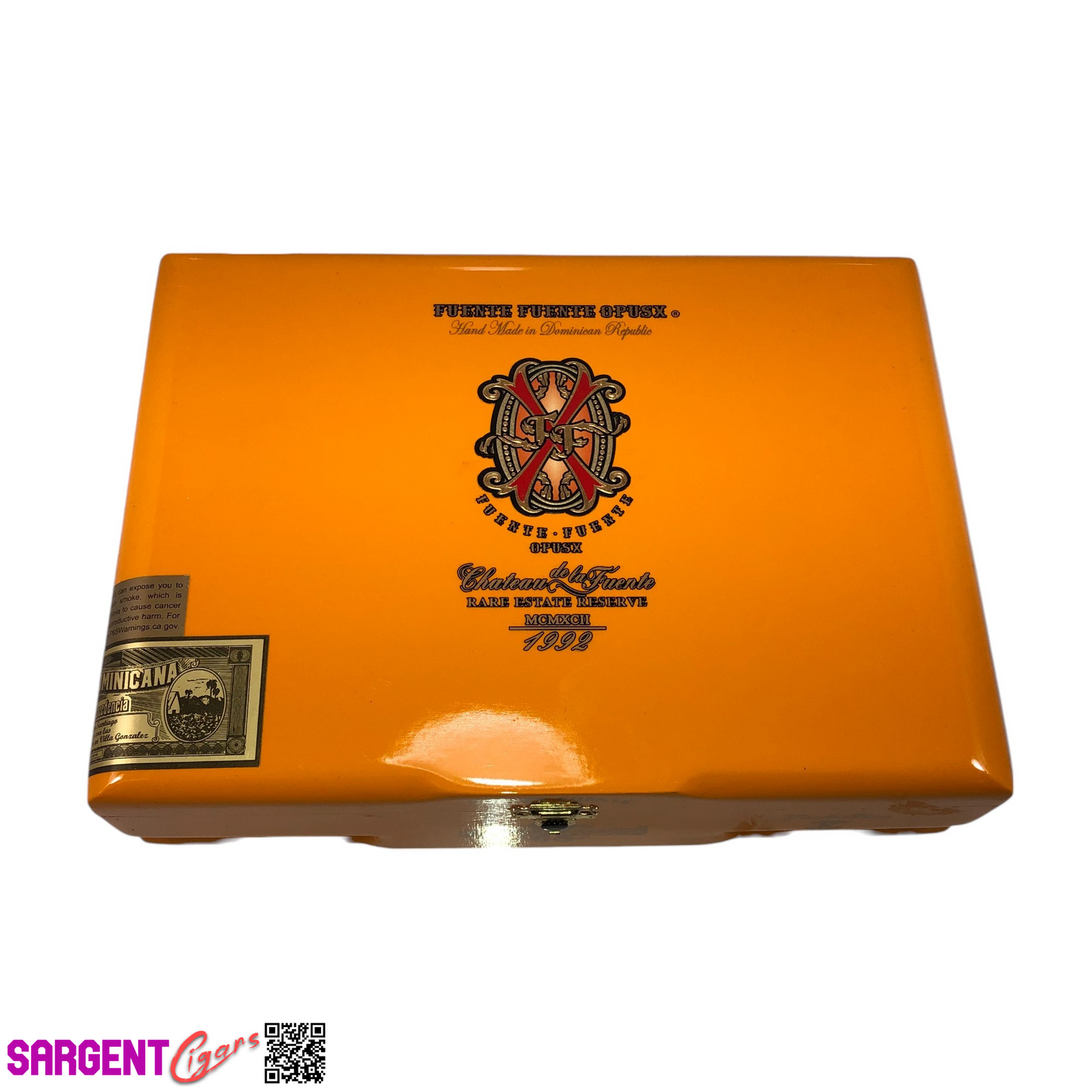 Arturo Fuente Opus X Perfection X Empty Wooden Cigar Box 10.25x7.5x3