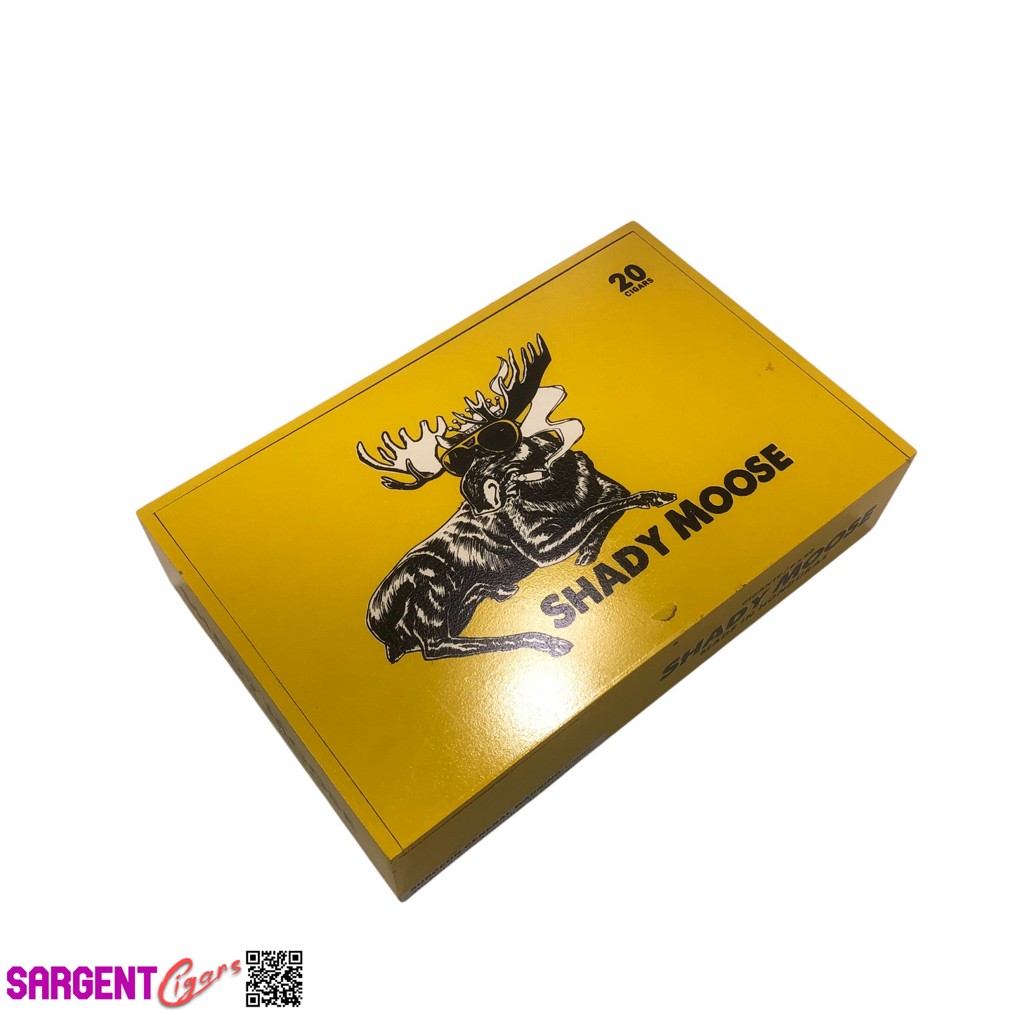 Shady Moose Gigante Empty Wooden Cigar Box 10.25x6.75x2.5