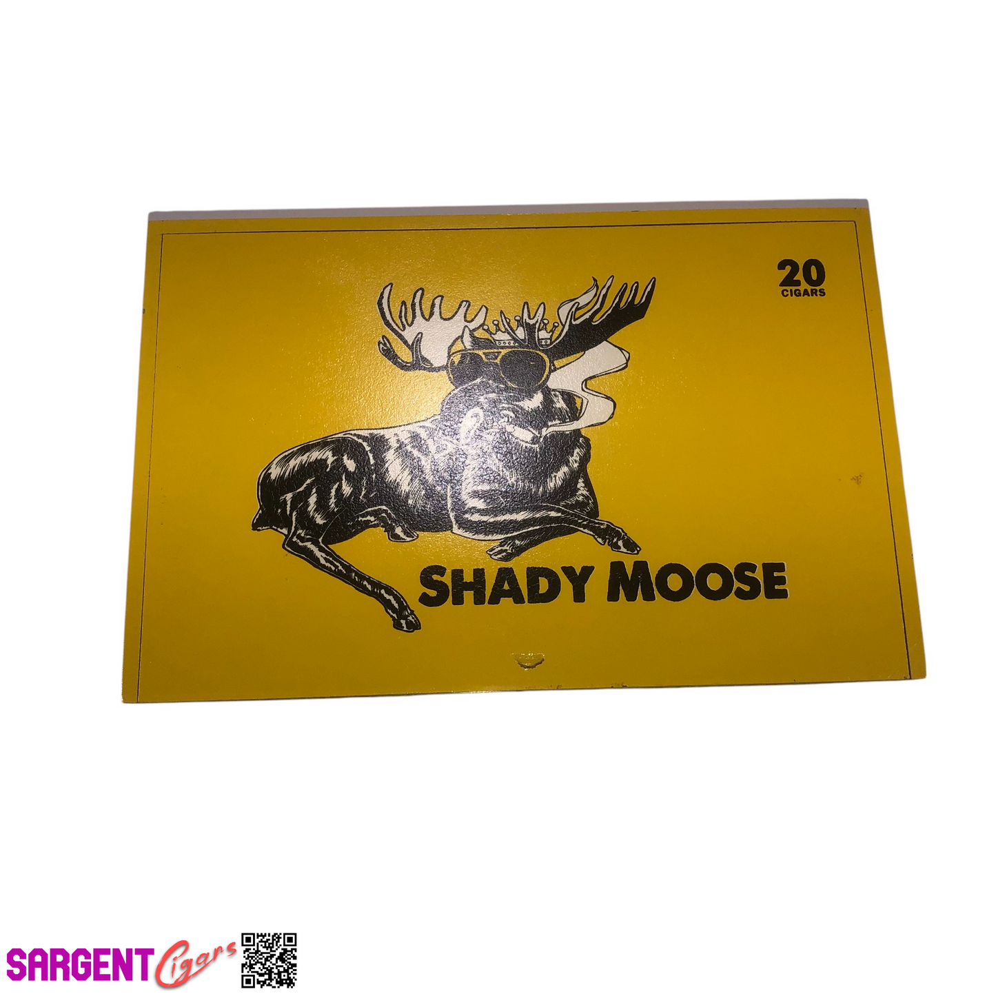 Shady Moose Gigante Empty Wooden Cigar Box 10.25x6.75x2.5