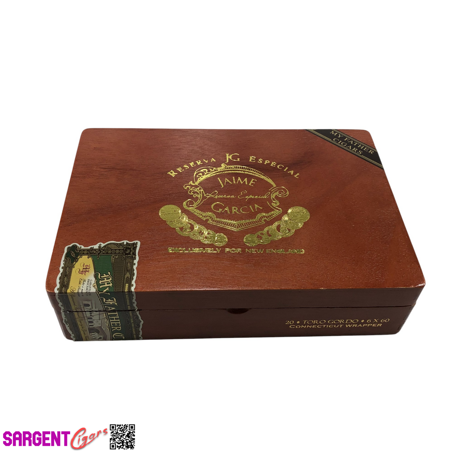 Jaime Garcia Conn Toro Gordo Empty Wooden Cigar Box 10.25x7x2.5