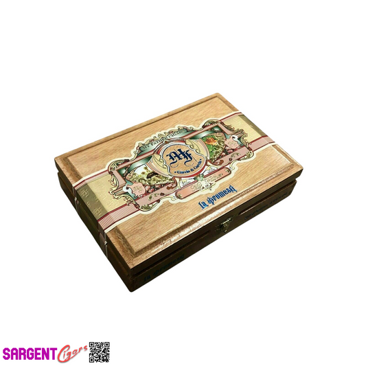 My Father Cigars La Promesa Petite Empty Wooden Cigar Box 9x6x2.25