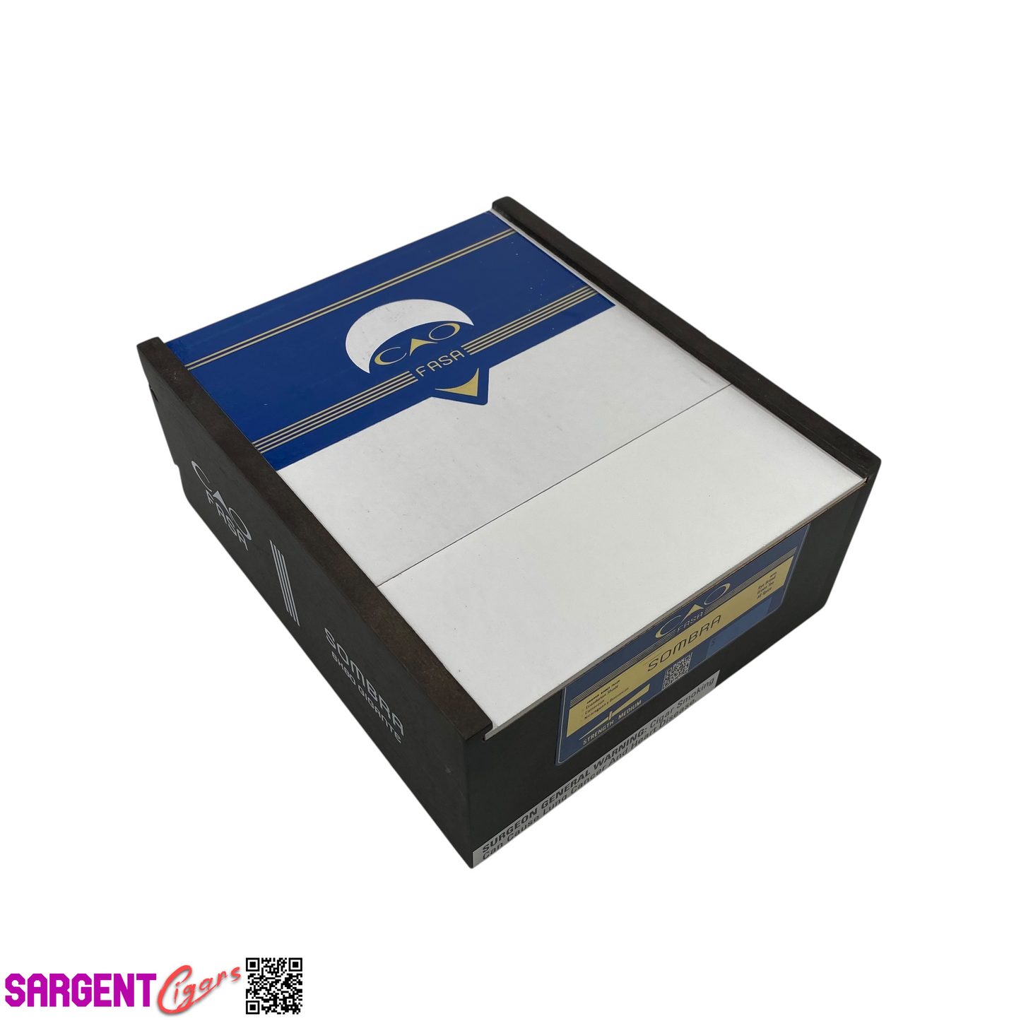 Cao Fasa Sombra Gigante Empty Wooden Cigar Box 7x8.5x3.5