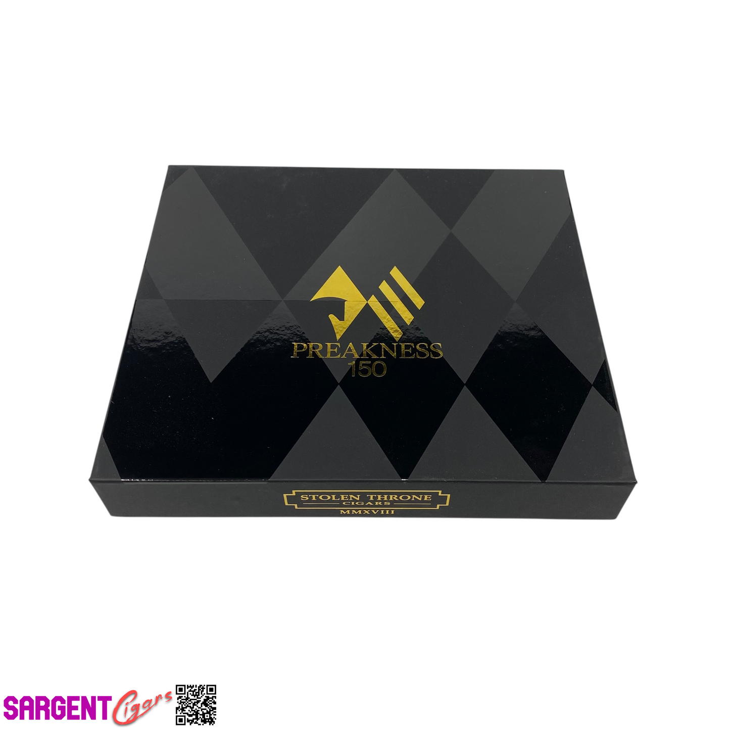 Stolen Throne Preakness 150 Empty Cigar Box 7.5x6.5x1