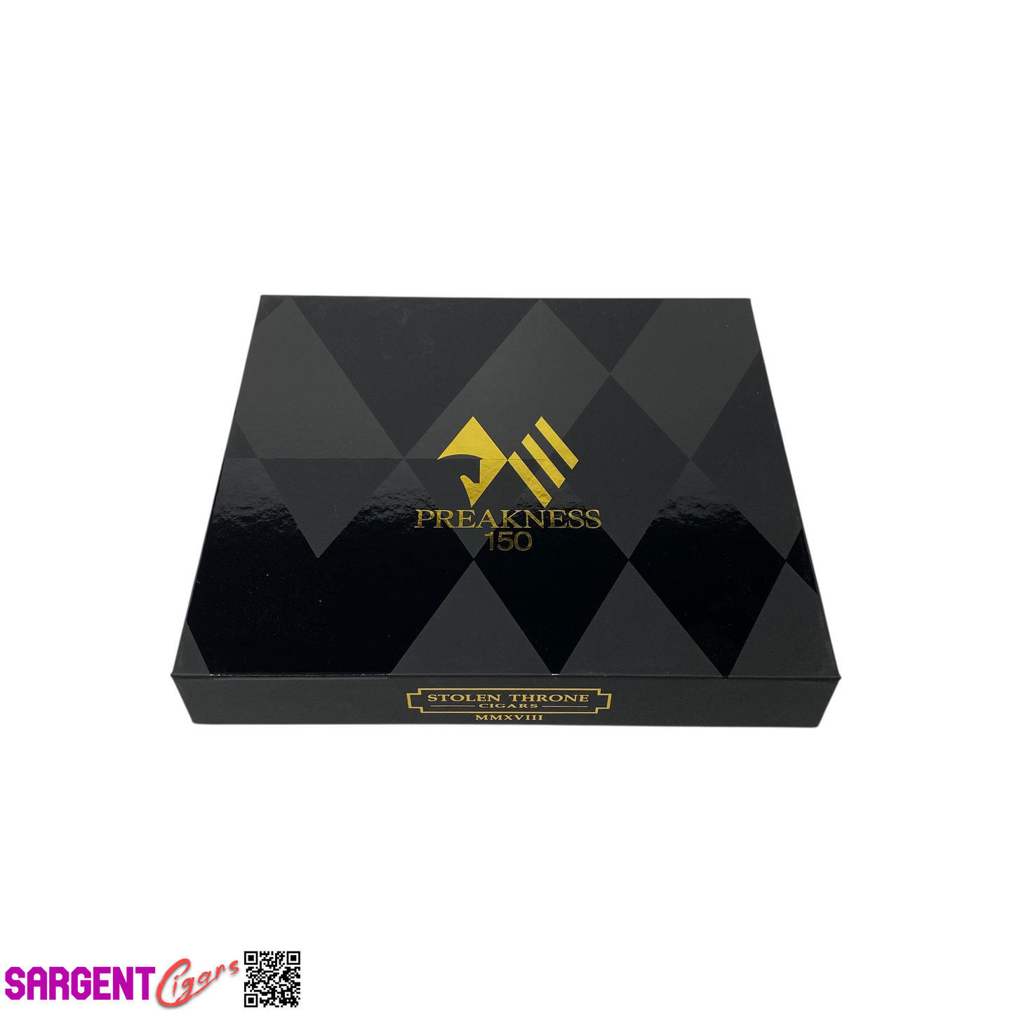 Stolen Throne Preakness 150 Empty Cigar Box 7.5x6.5x1