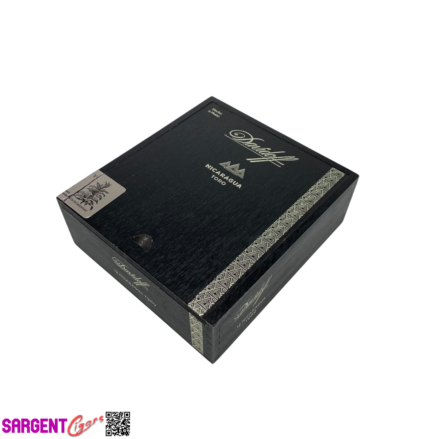 Davidoff Nicaragua Toro Empty Wooden Cigar Box 5.5x6.25x2