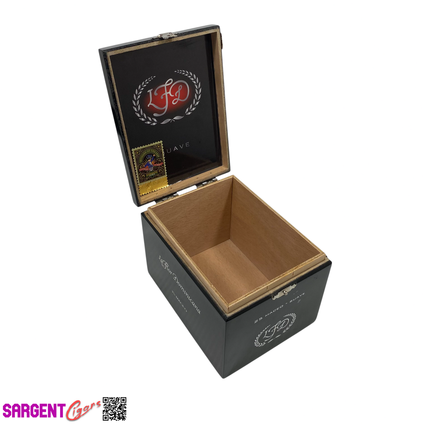 LFD Suave Maceo Empty Wooden Cigar Box 4.5x5.75x4