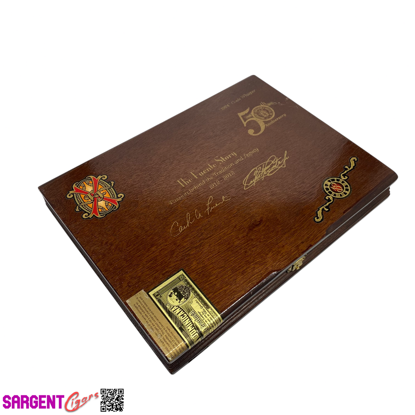 Arturo Fuente TAA Opus X God's Whisper Empty Wooden Cigar Box 12x9x1.5