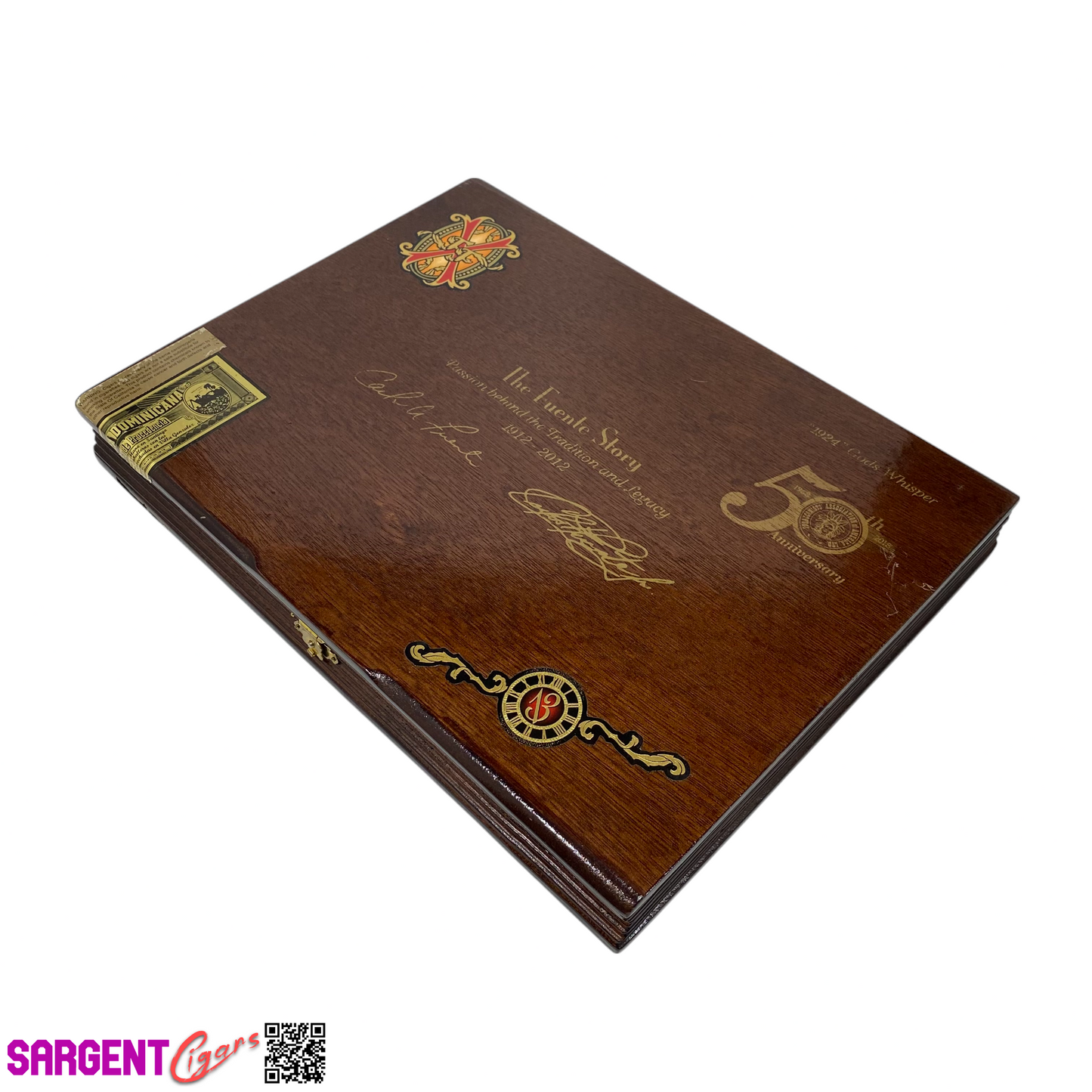 Arturo Fuente TAA Opus X God's Whisper Empty Wooden Cigar Box 12x9x1.5