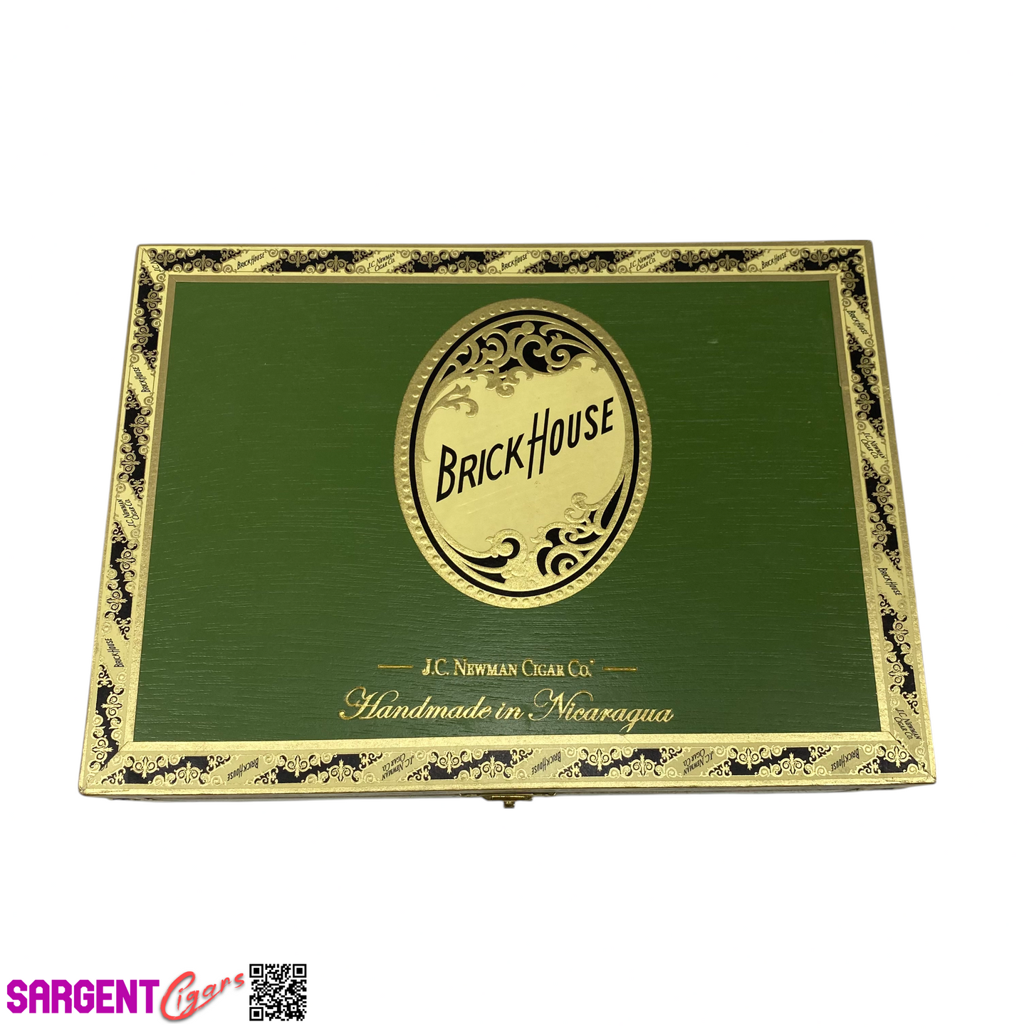 Brickhouse Connecticut Robusto Empty Wooden Cigar Box 8.5x6.25x3