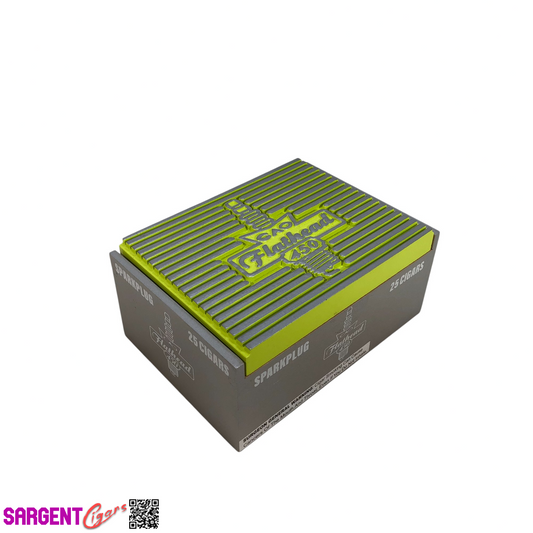 CAO Flathead Sparkplug Empty Wooden Cigar Box 7.75x5.5x3.5