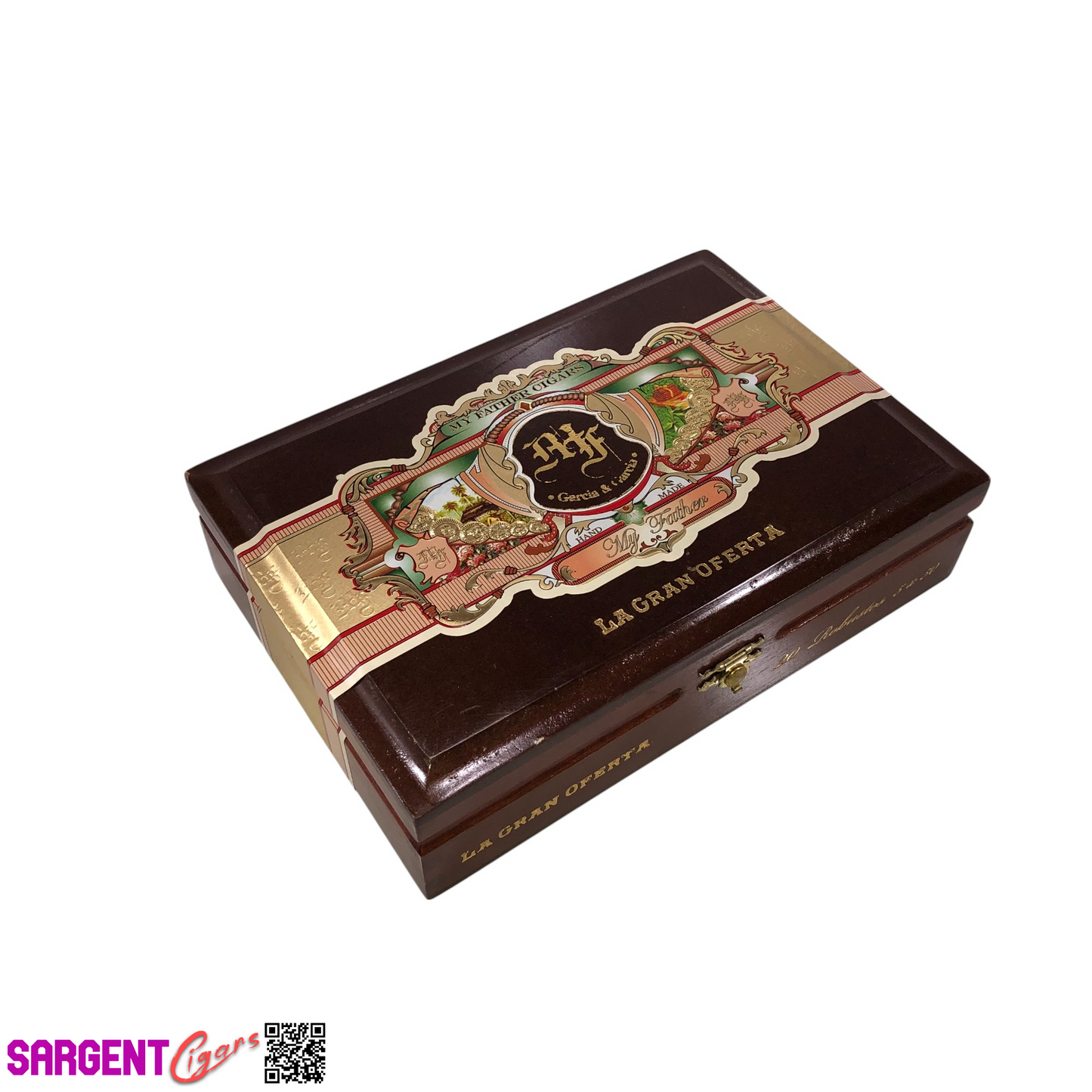 My Father Cigars La Gran Oferta Robusto Empty Wooden Cigar Box 8.75x6x2.25