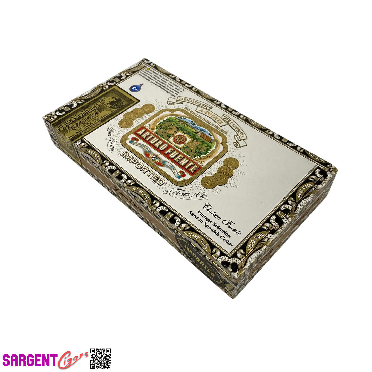 Arturo Fuente Chateau Empty Cigar Box 9.25x5x1.5