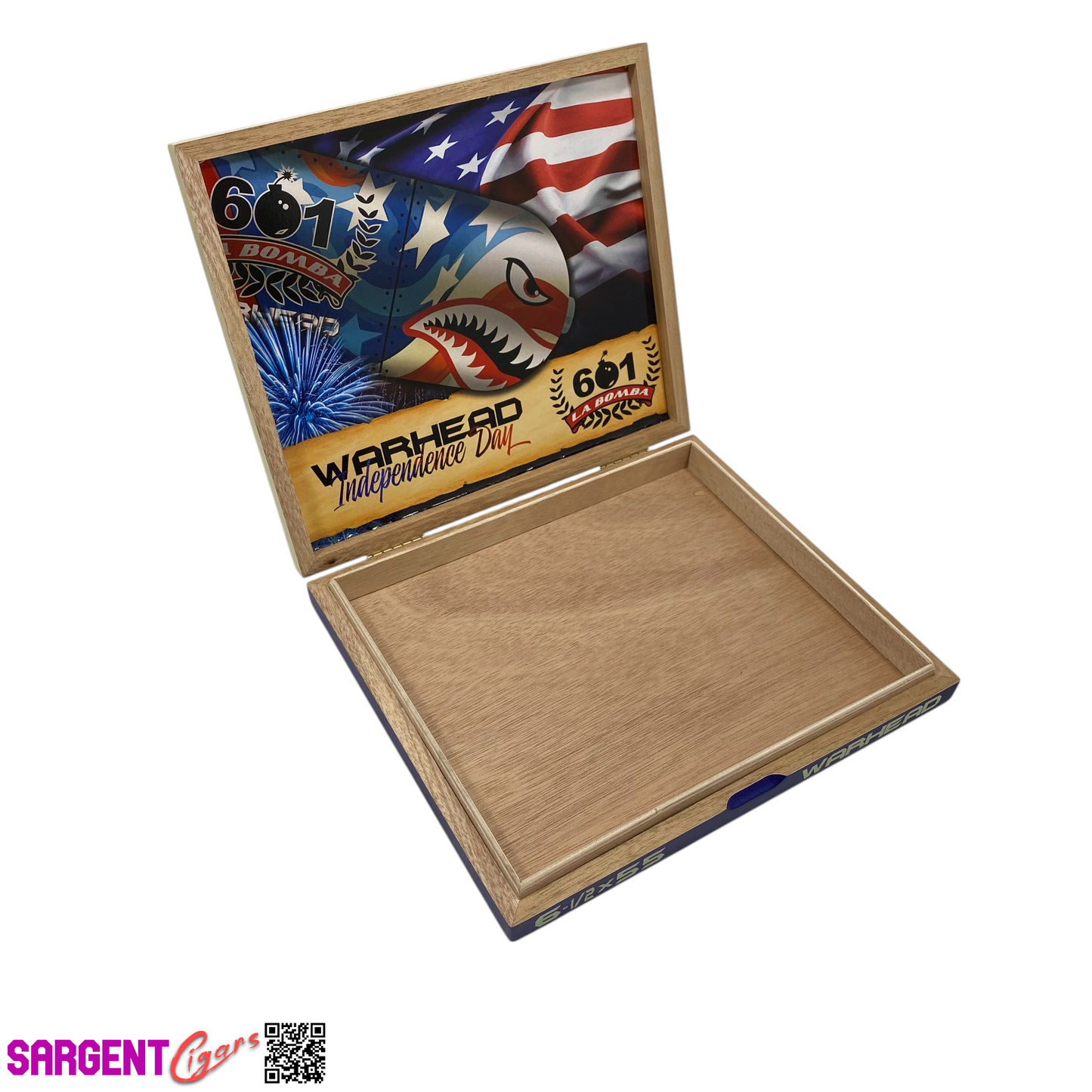 Espinosa 601 Warhead 2025 Empty Wooden Cigar Box 8.5x7.5x1