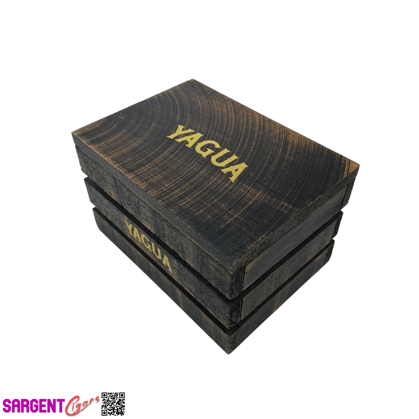 JC Newman Yagua Empty Wooden Cigar Box 7.75x5.5x4.75 (1)