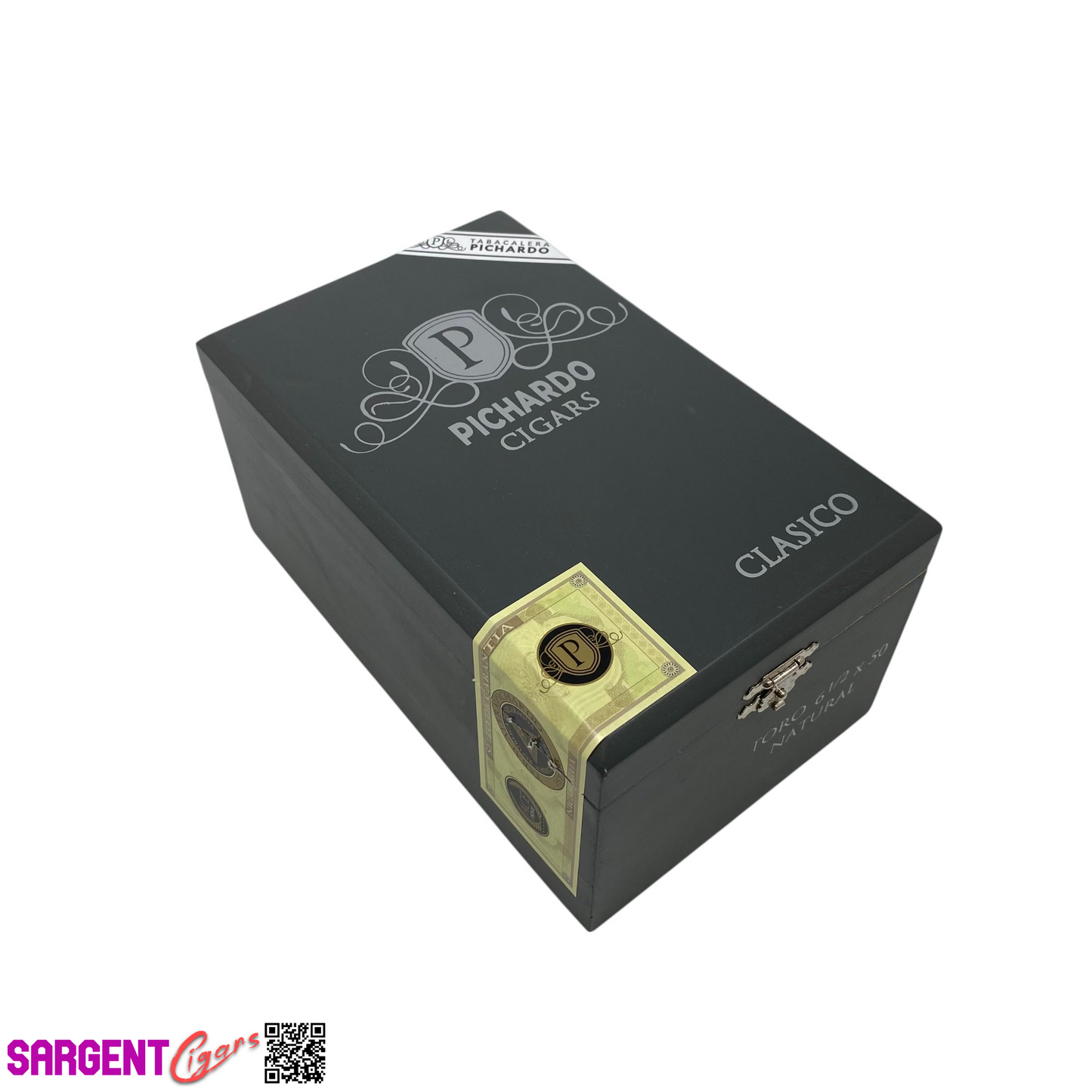 Pichardo Cigars Clasico Toro Empty Wooden Cigar Box 4.5x7.5x3.5