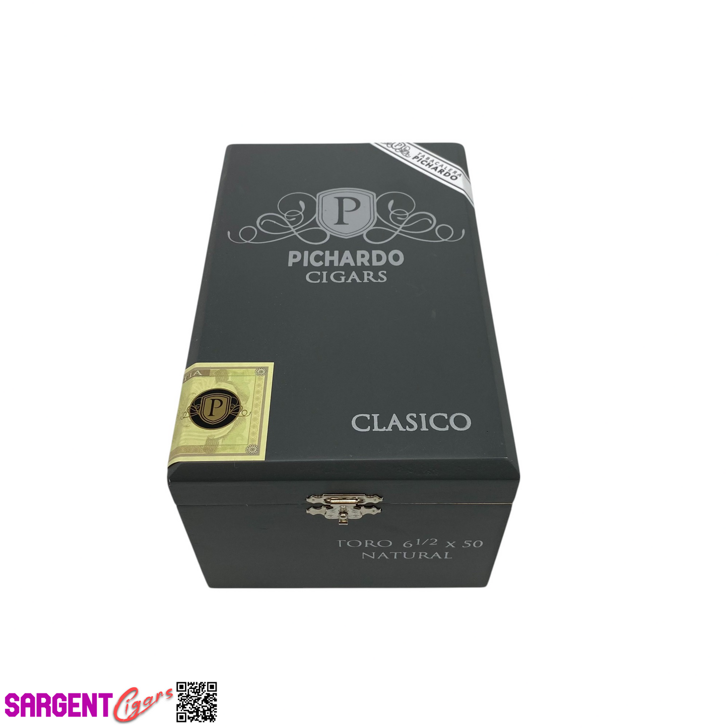 Pichardo Cigars Clasico Toro Empty Wooden Cigar Box 4.5x7.5x3.5