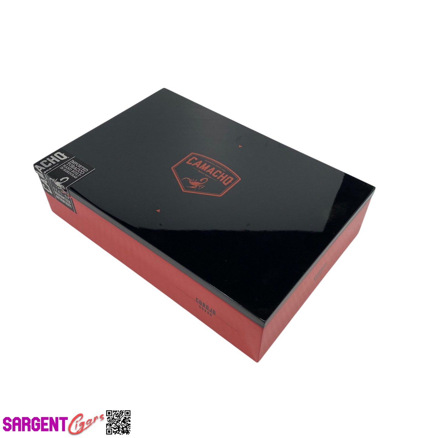 Camacho Corojo Gordo Empty Wooden Cigar Box 10.25x7x2.5