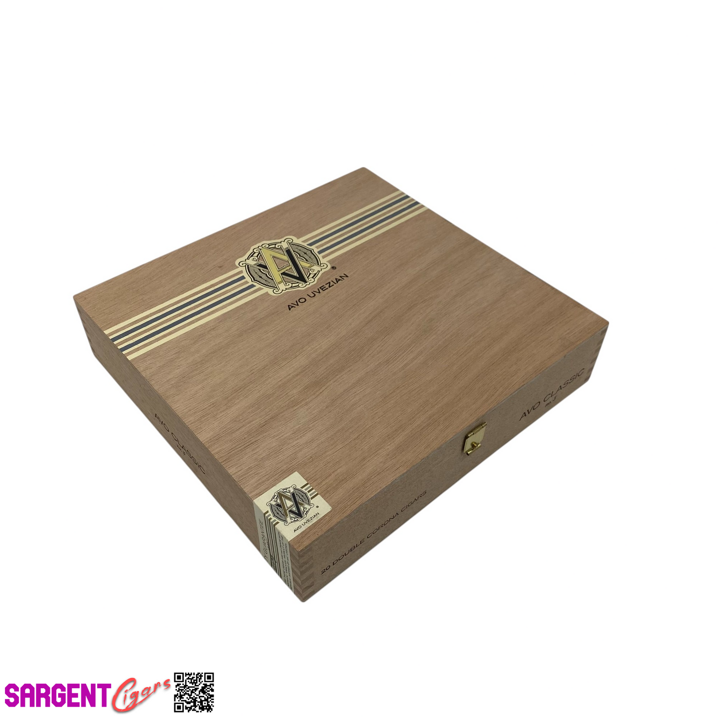 Avo Classic No3 Empty Wooden Cigar Box 9x8.5x2