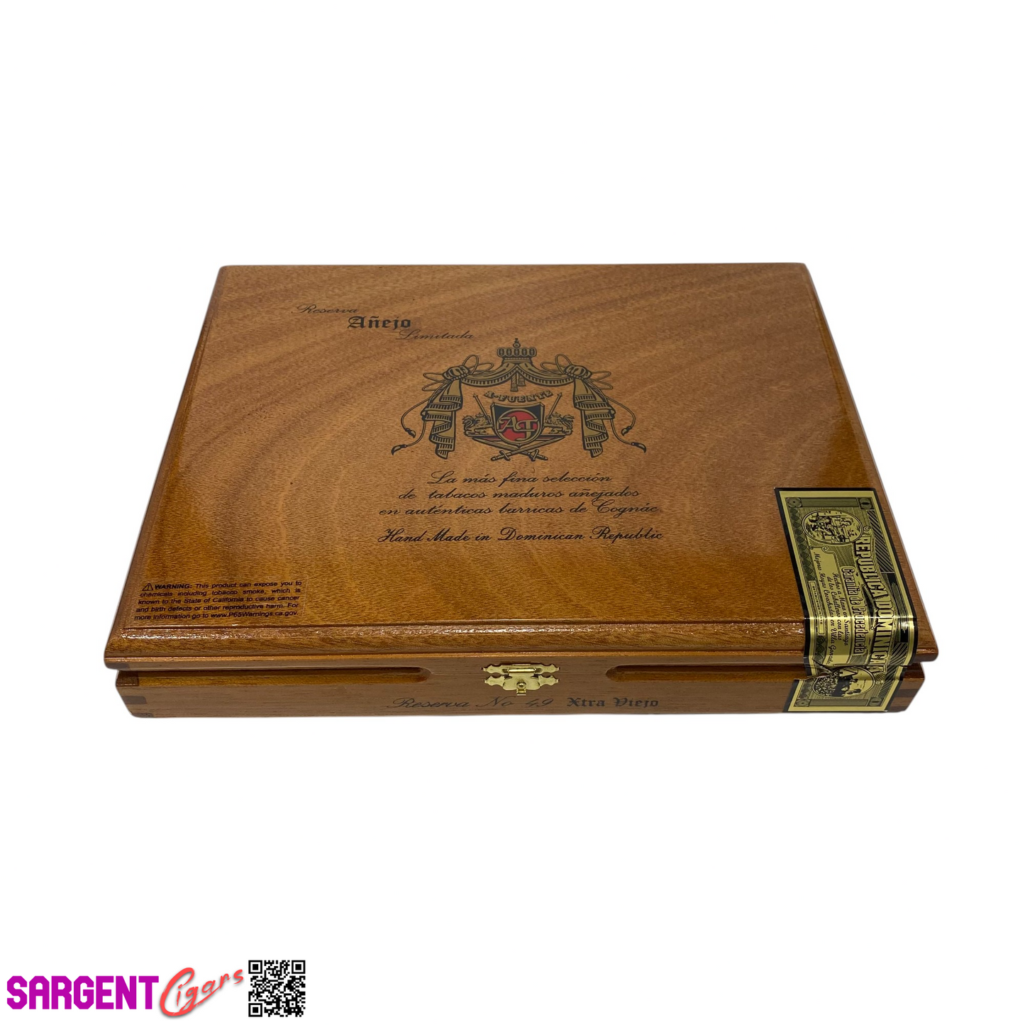 Arturo Fuente Anejo No49 Empty Wooden Cigar Box 11.25x8.75x2