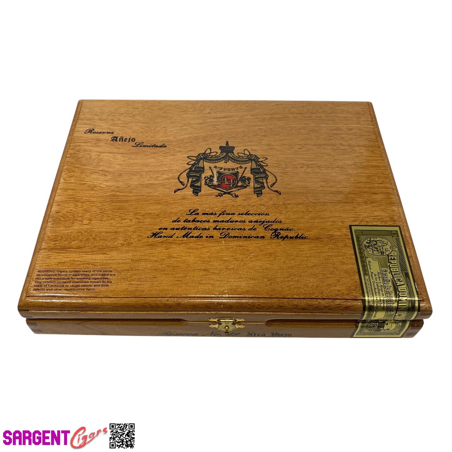 Arturo Fuente Anejo No49 Empty Wooden Cigar Box 11.25x8.75x2 (1)
