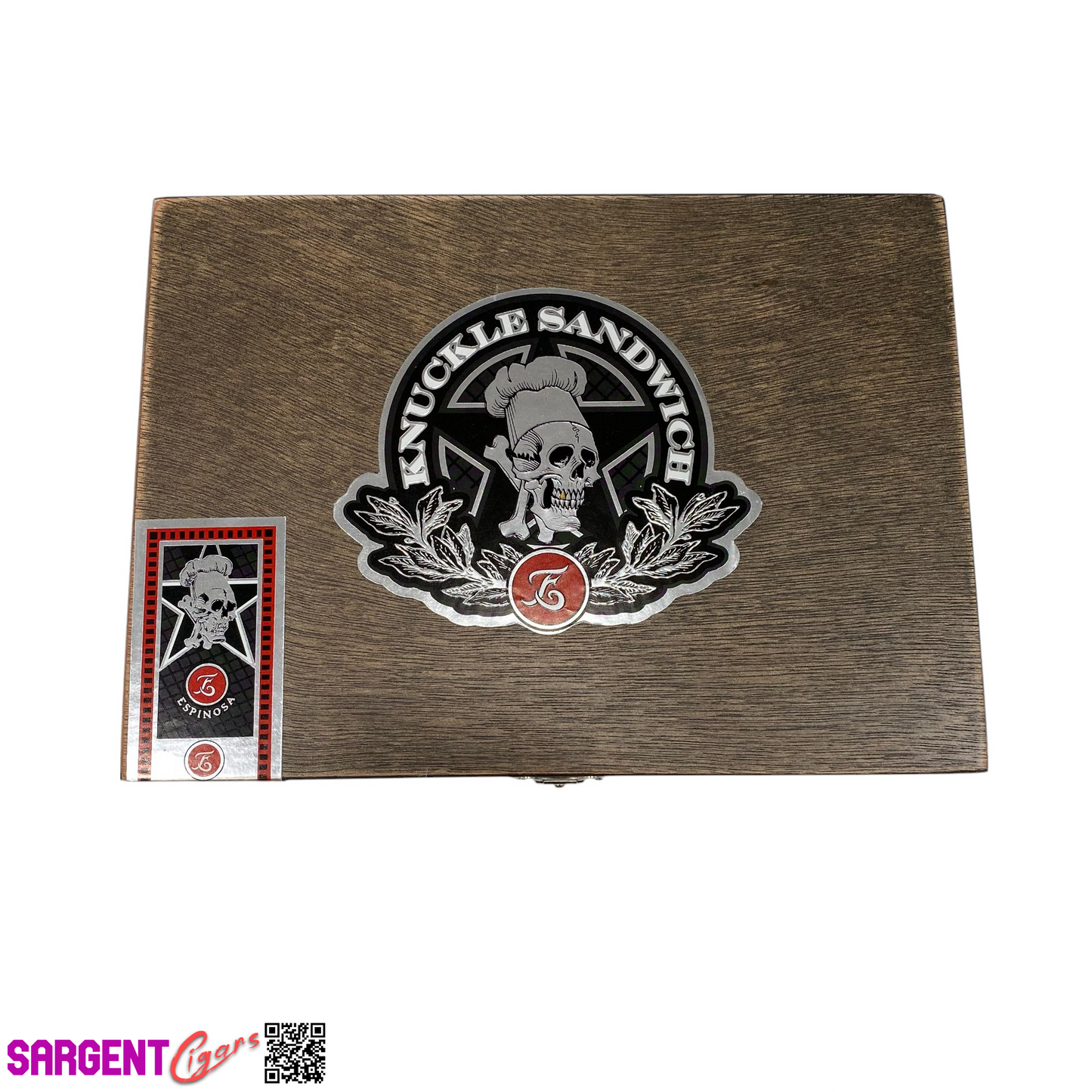 Guy Fieri Knuckle Sandwich Hab Robusto Empty Wooden Cigar Box 8.25x6x1.75