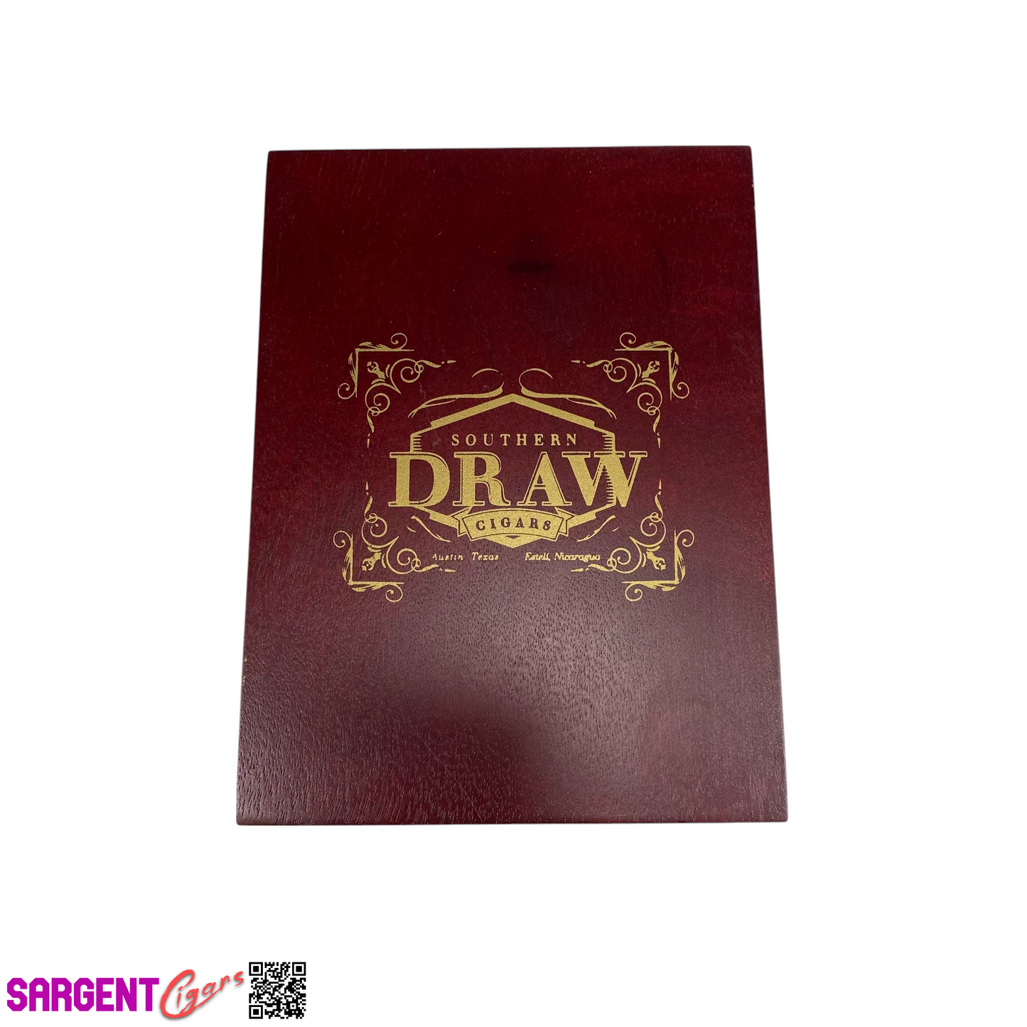 Southern Draw Desert Rose Belicoso Empty Wooden Cigar Box 5x6.5x3