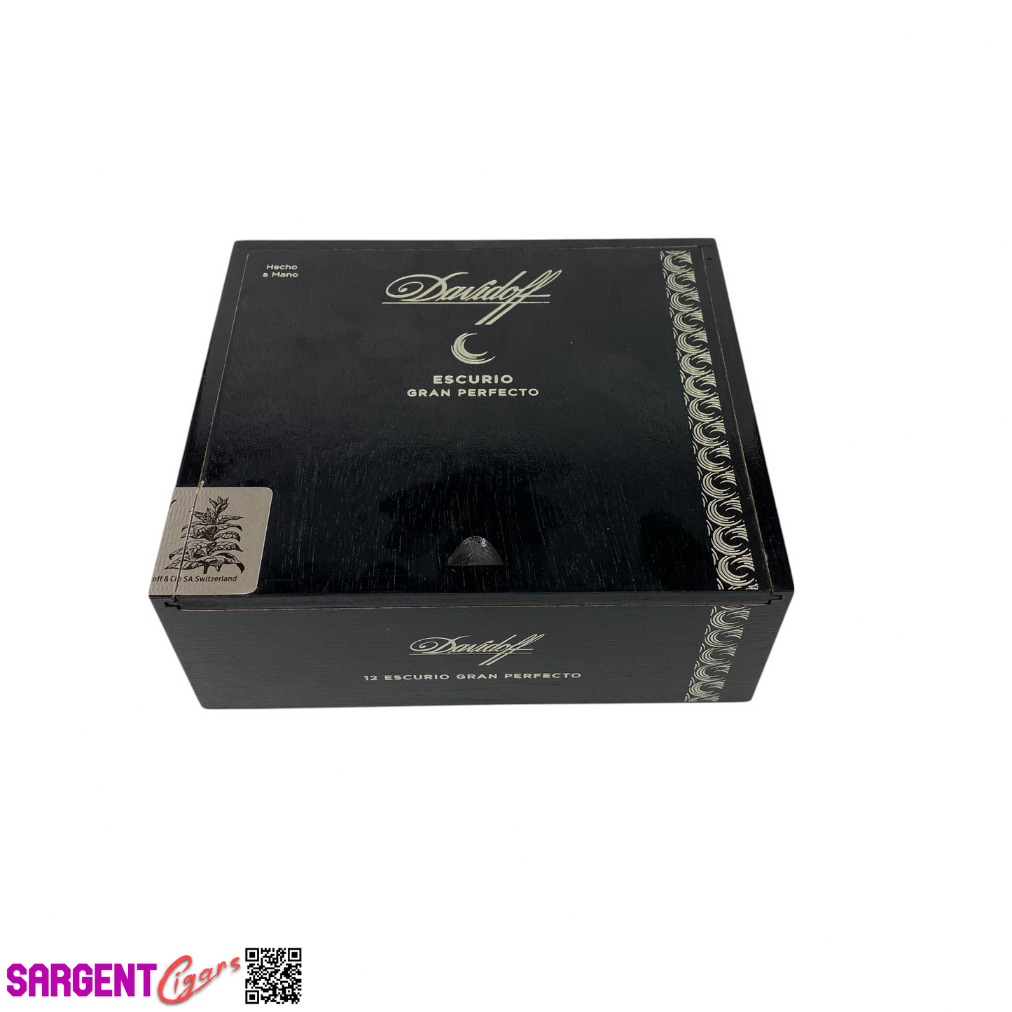 Davidoff Escurio Gran Perfecto Empty Wooden Cigar Box 6.5x5.75x2.5