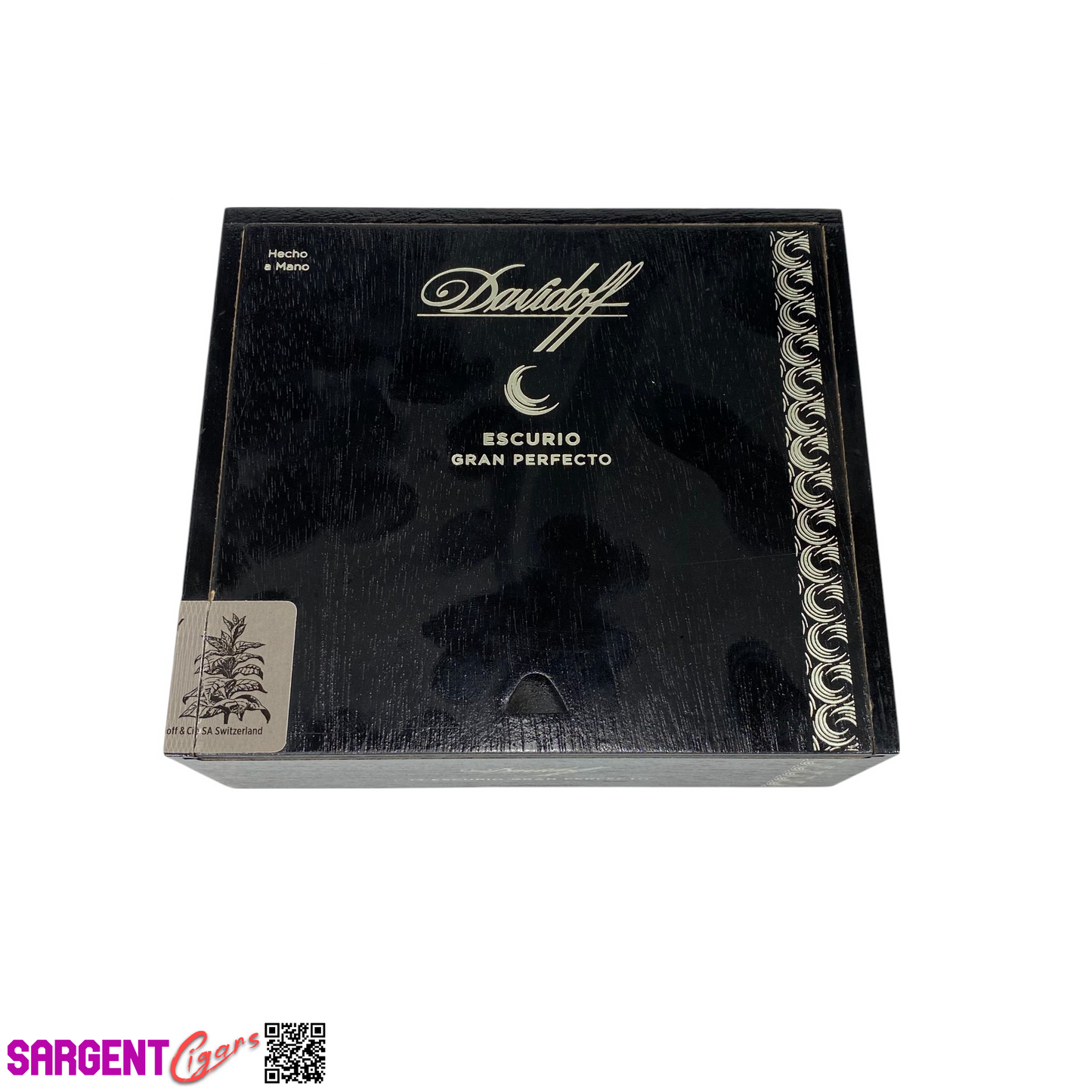 Davidoff Escurio Gran Perfecto Empty Wooden Cigar Box 6.5x5.75x2.5