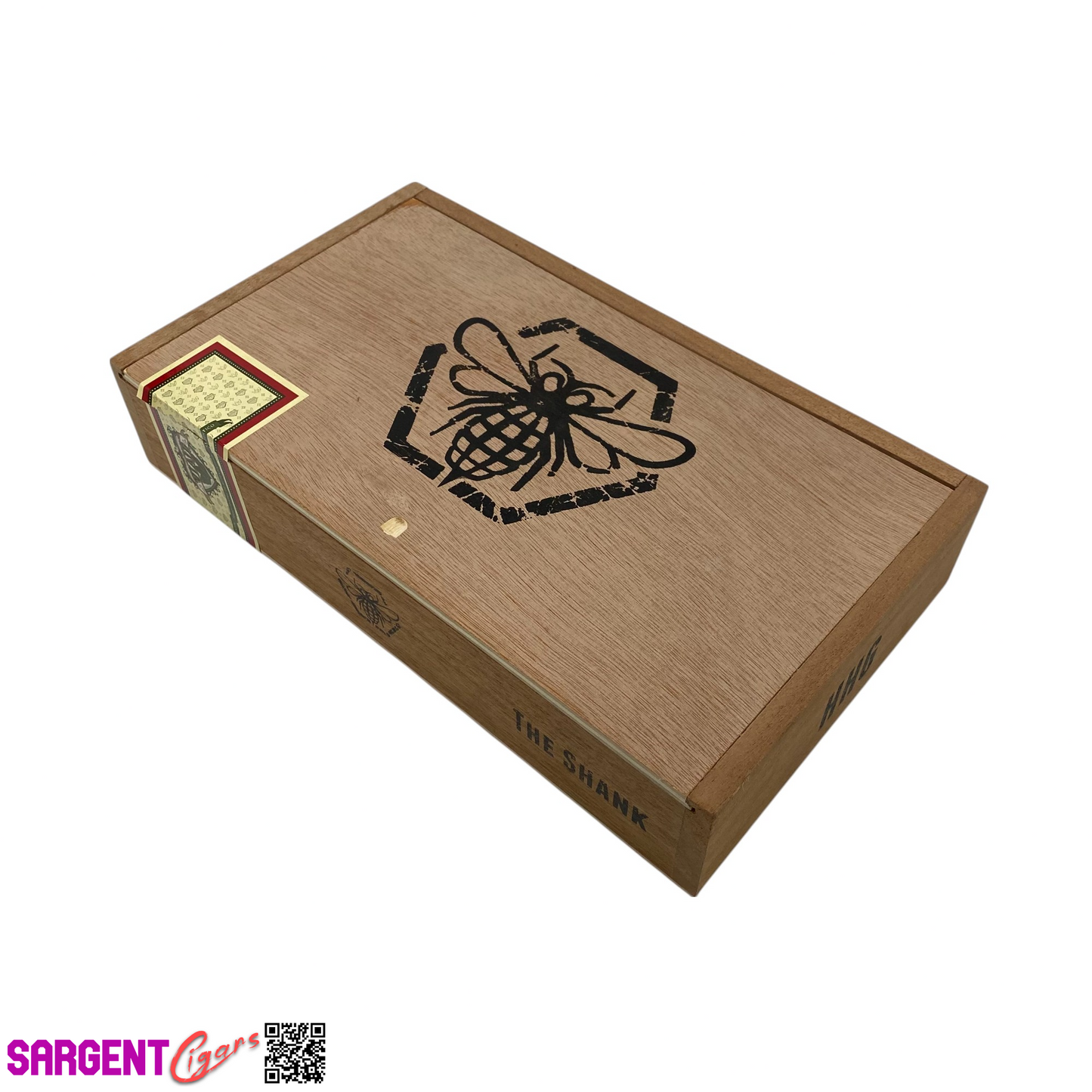 Viaje HHG The Shank Empty Wooden Cigar Box 11x6.25x2.25