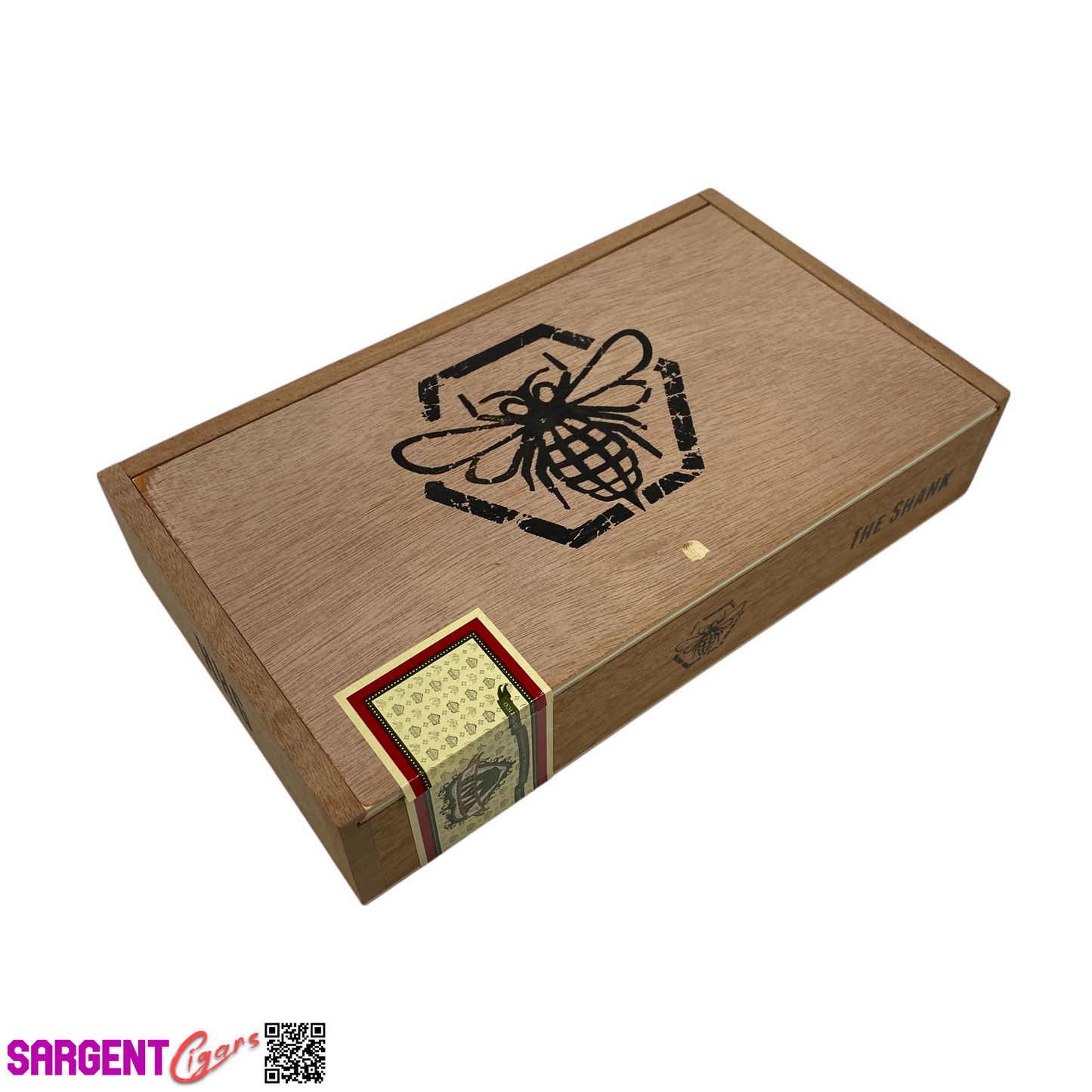 Viaje HHG The Shank Empty Wooden Cigar Box 11x6.25x2.25