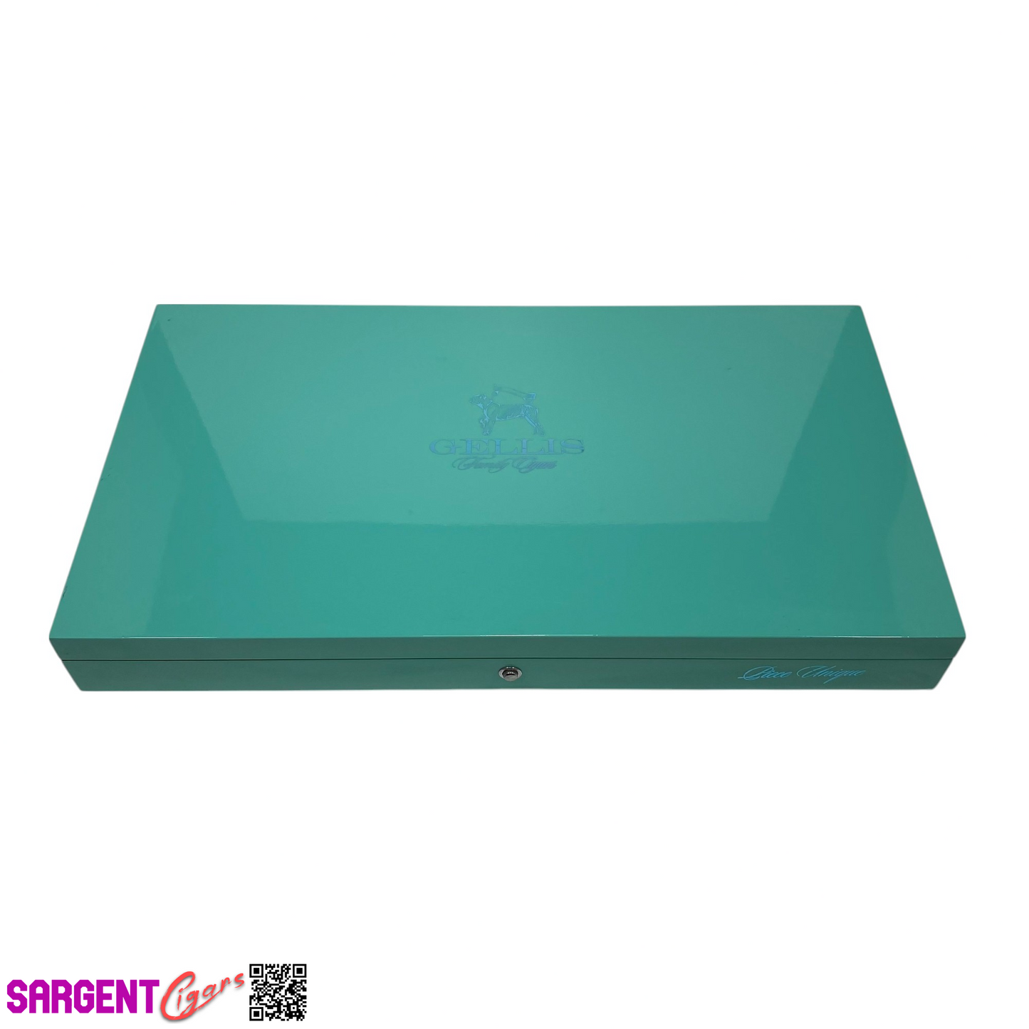 Gellis Family Cigars Empty Wooden Cigar Box 14x8x1.5