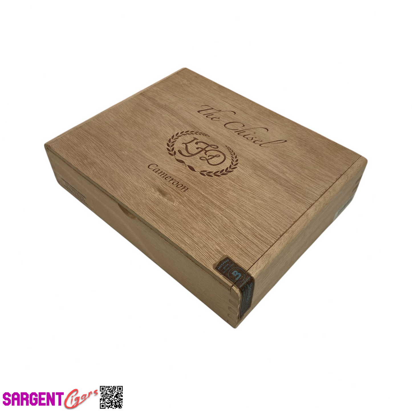 LFD Chisel Empty Wooden Cigar Box 8.75x7x2
