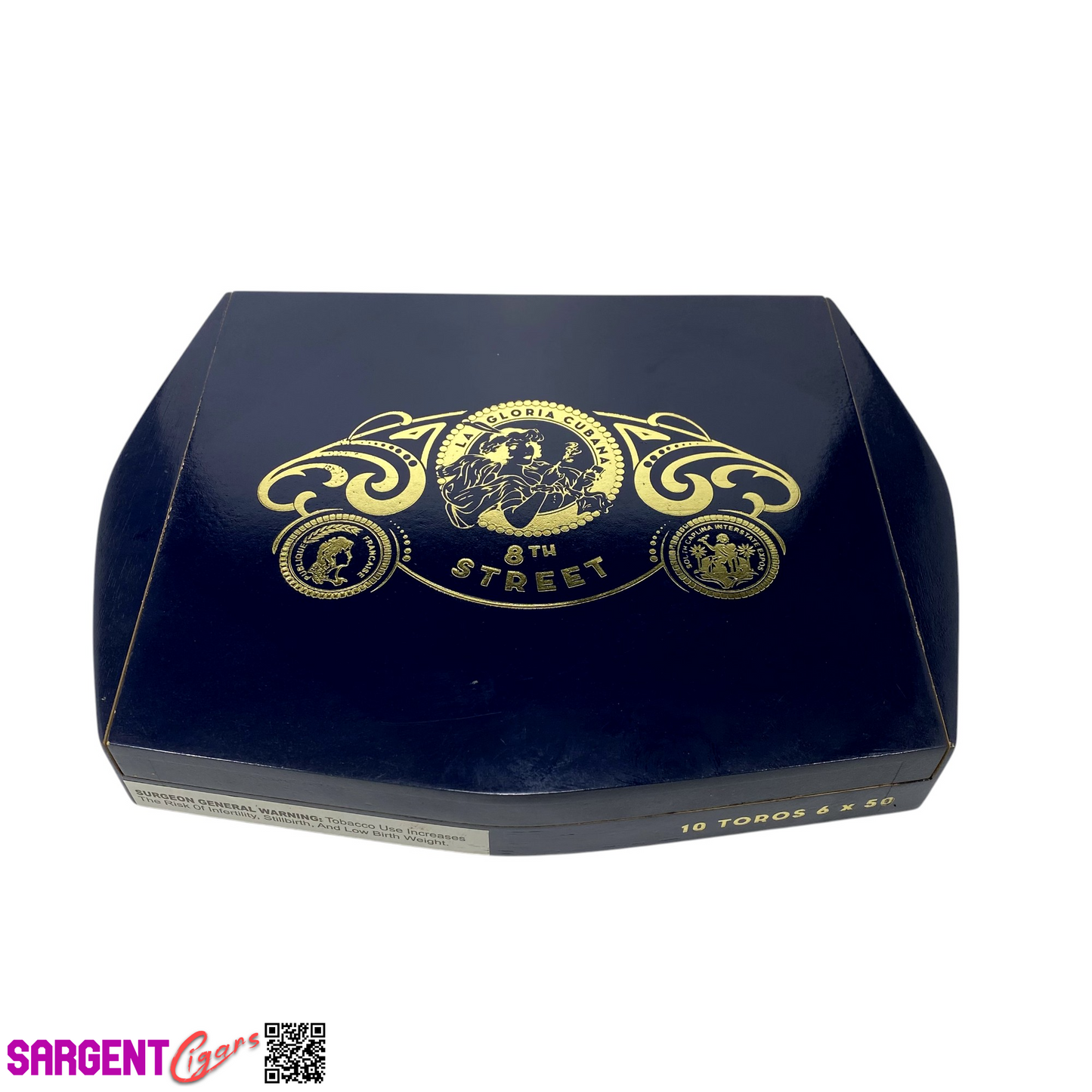 La Gloria 8th Street Toro Empty Wooden Cigar Box 10.75x8.25x1.5 (1)