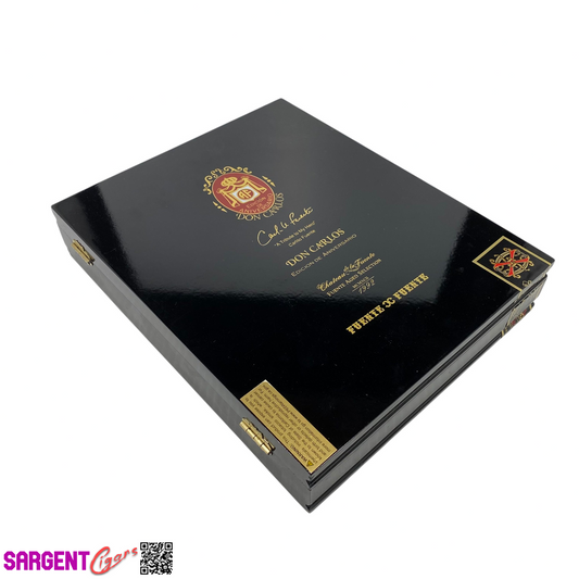 Arturo Fuente Opus X Don Carlos Double Robusto Tubo Empty Wooden Cigar Box 9.25x11.25x2