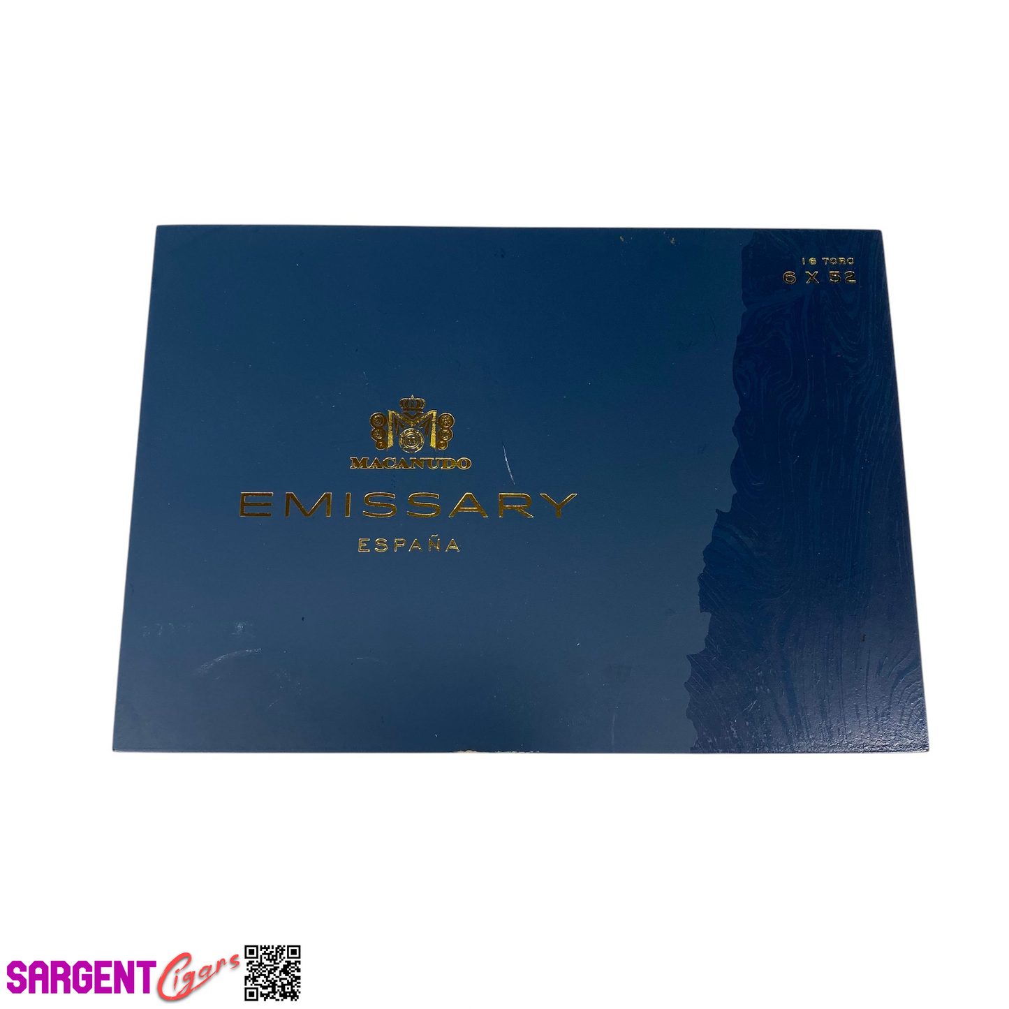 Macanudo Emissary Toro Empty Wooden Cigar Box 10x7x2.25