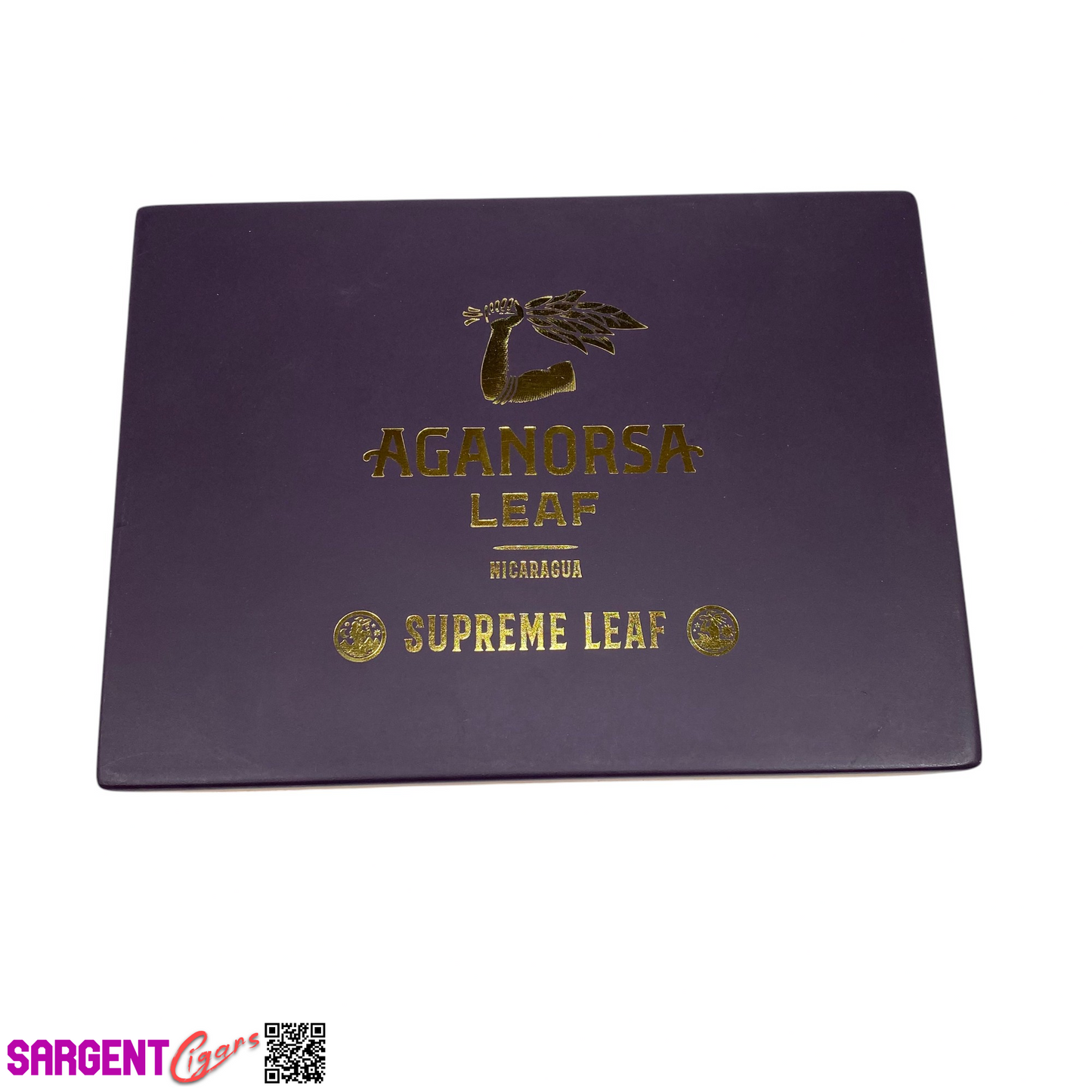 Aganorsa Leaf Supreme Leaf Gran Toro Empty Wooden Cigar Box 9.75x7.25x1.75