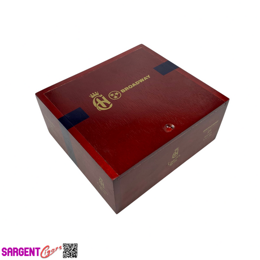 Crowned Heads Broadway Epicure Empty Wooden Cigar Box 7x6.5x3