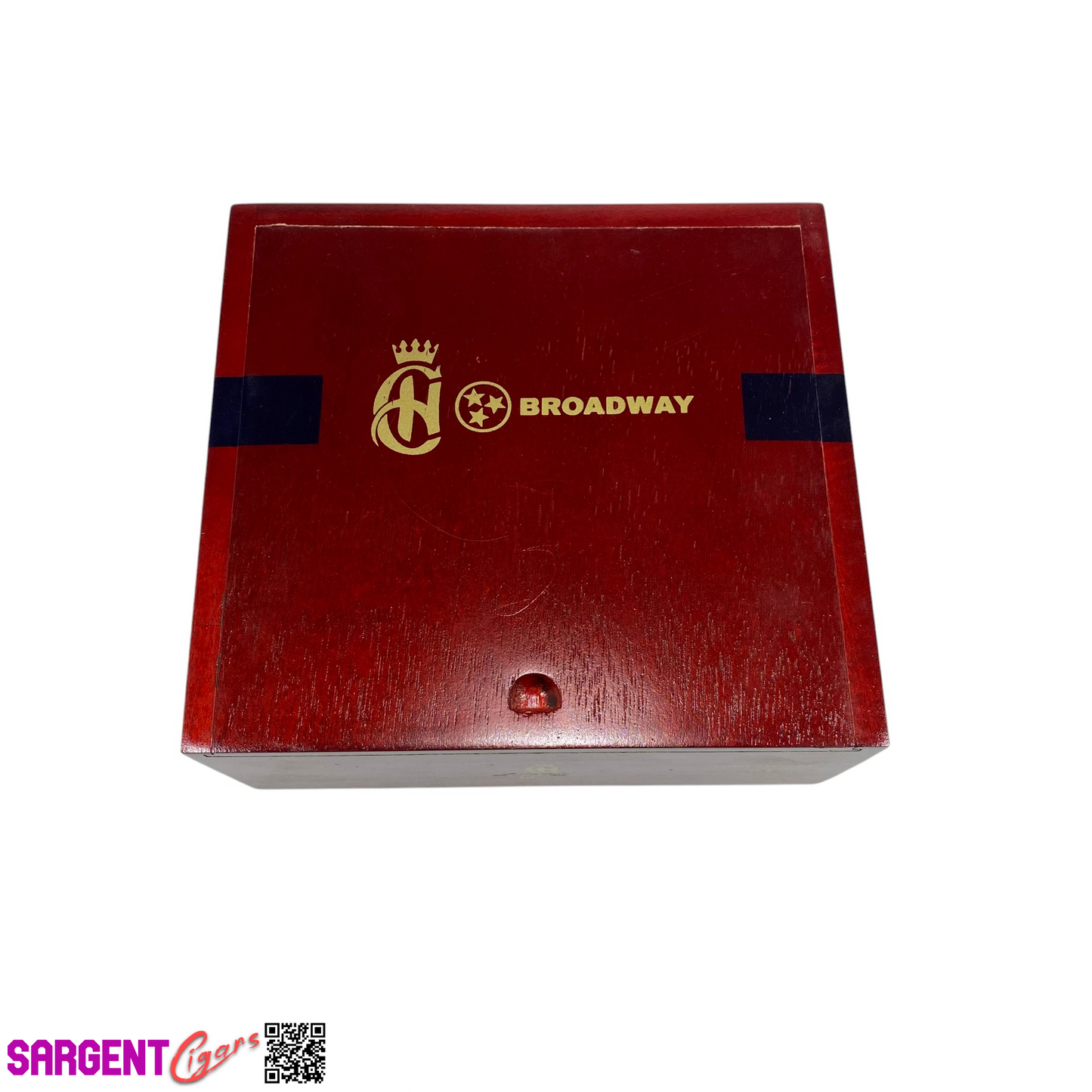 Crowned Heads Broadway Epicure Empty Wooden Cigar Box 7x6.5x3