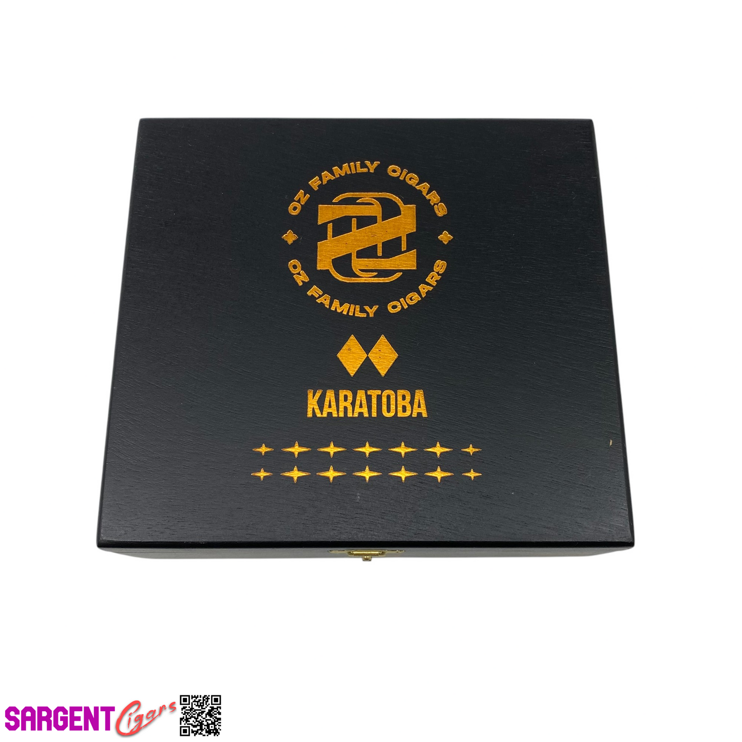 Ozgener Karatoba Robusto Empty Wooden Cigar Box 7x6.5x2.5