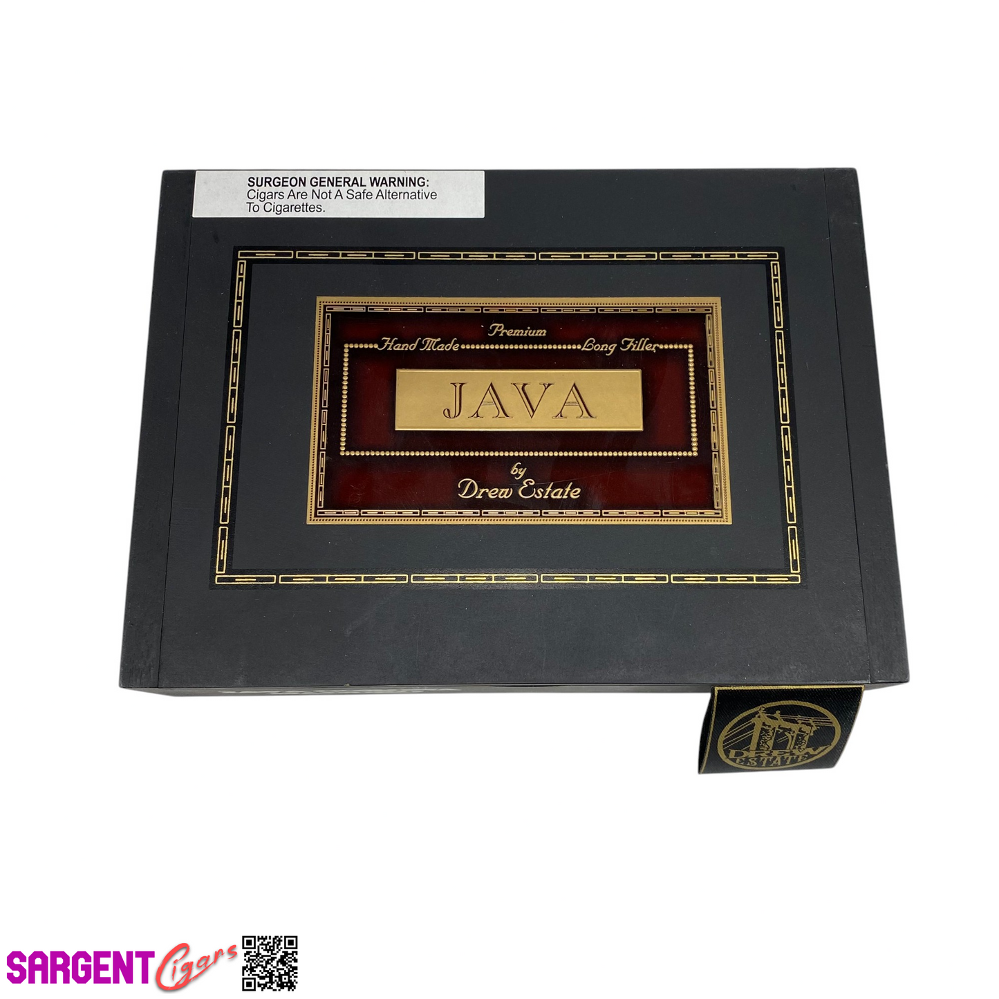 Java Maduro Corona Empty Wooden Cigar Box 8.5x6.25x2
