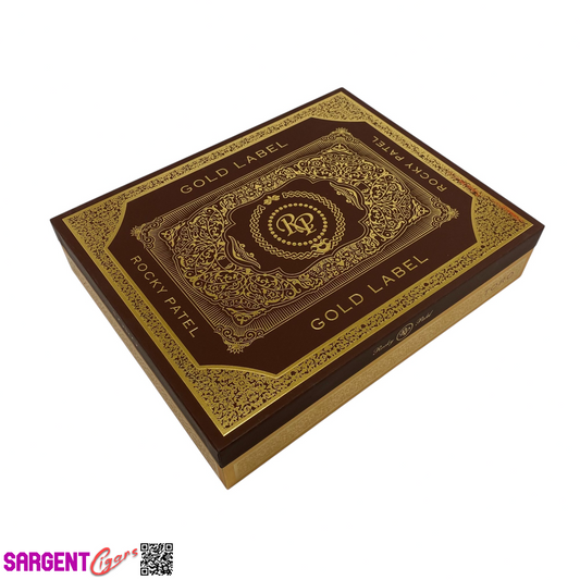 Rocky Patel Gold Label Toro Empty Wooden Cigar Box 9.75x7.75x2 (1)