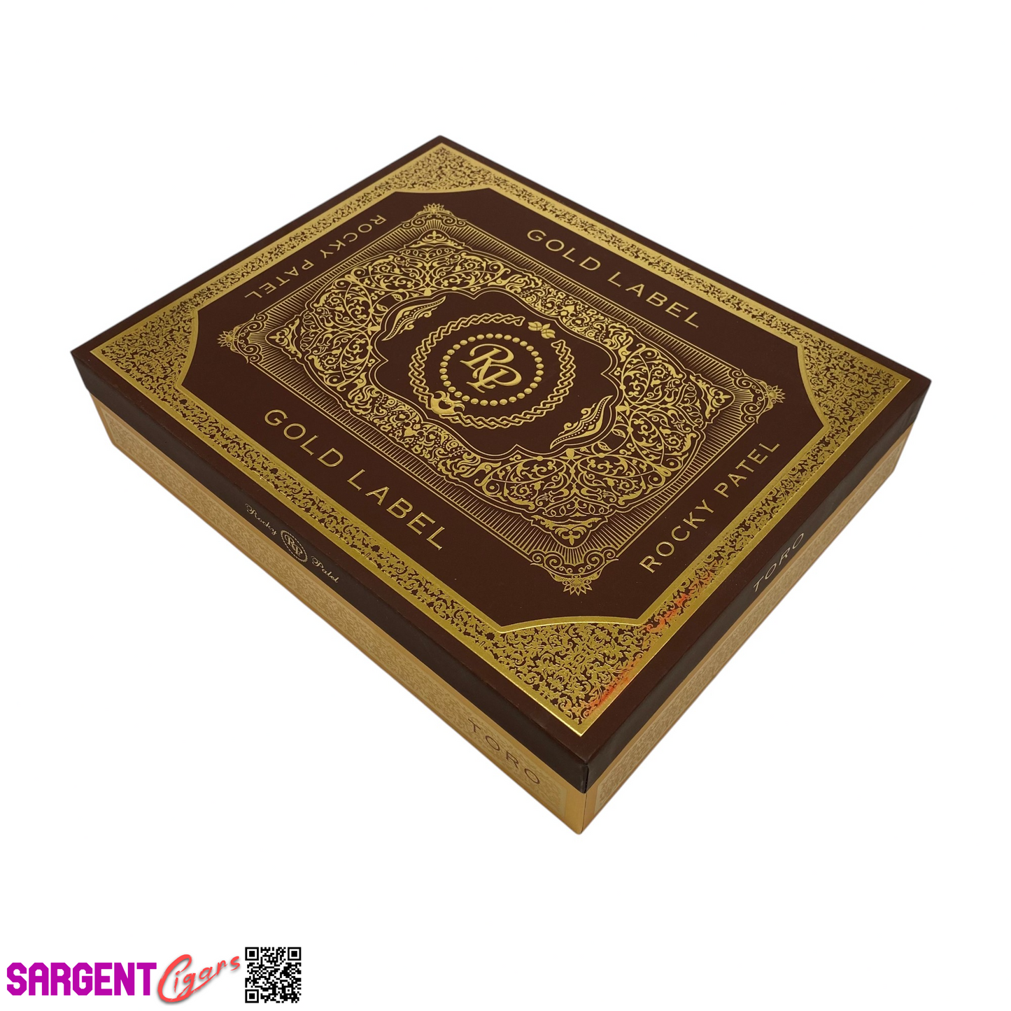 Rocky Patel Gold Label Toro Empty Wooden Cigar Box 9.75x7.75x2 (1)